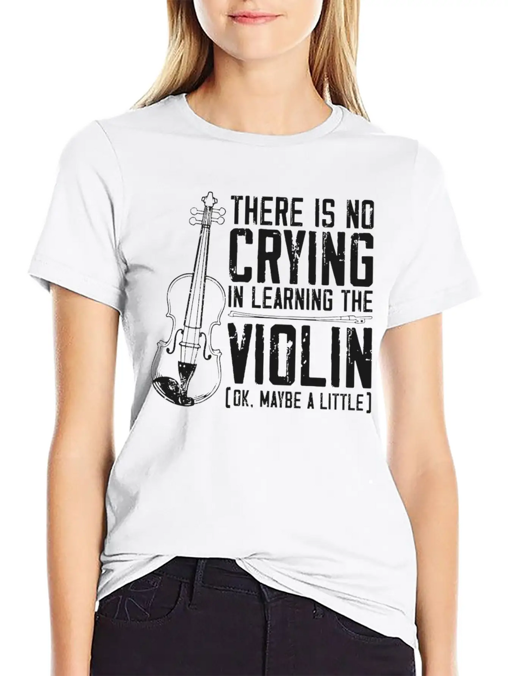 Violin Violinist There Is No Unisex Casual T-Shirt – Clean Design For Daily Comfort
