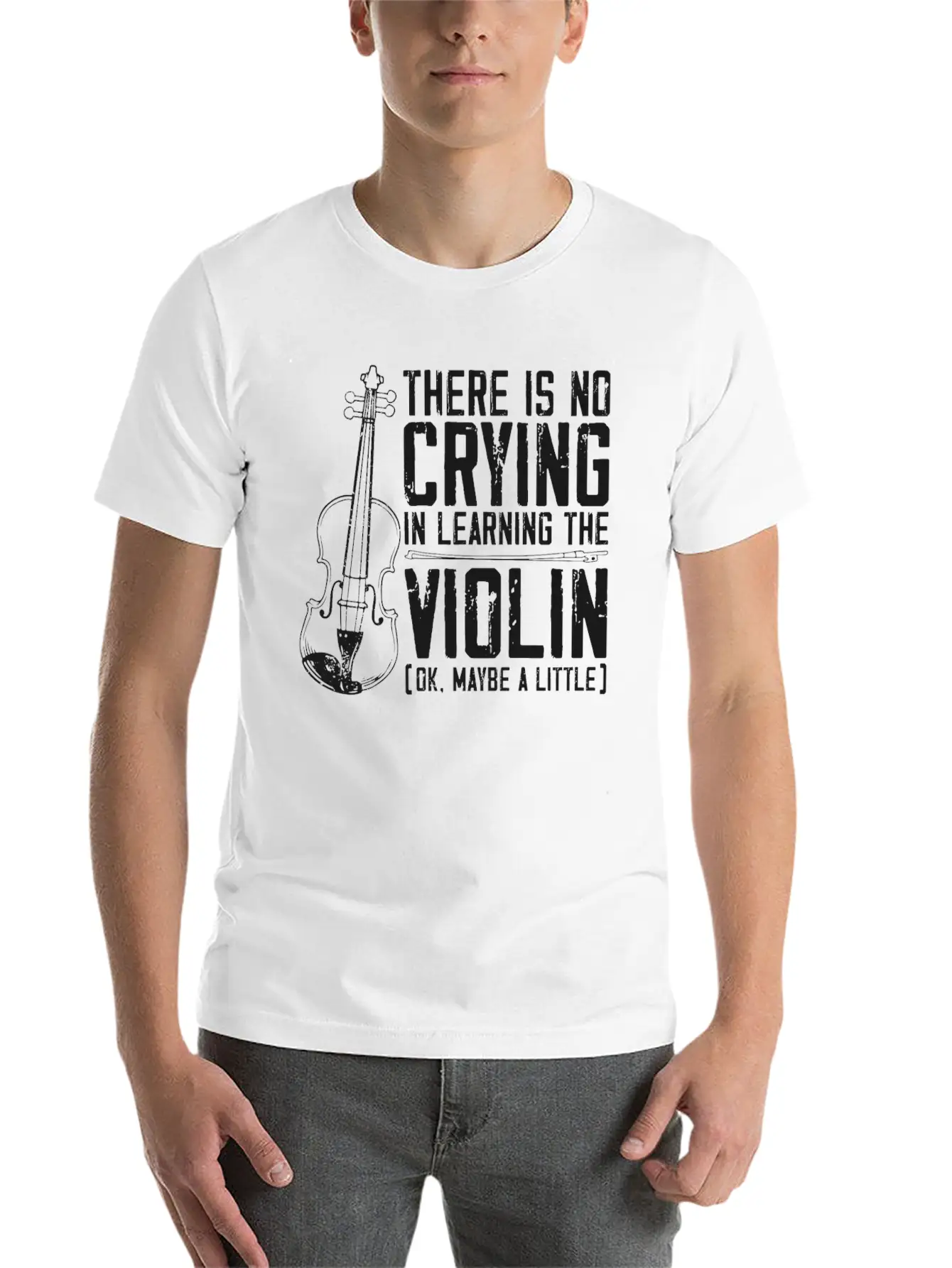 Violin Violinist There Is No Unisex Casual T-Shirt – Clean Design For Daily Comfort