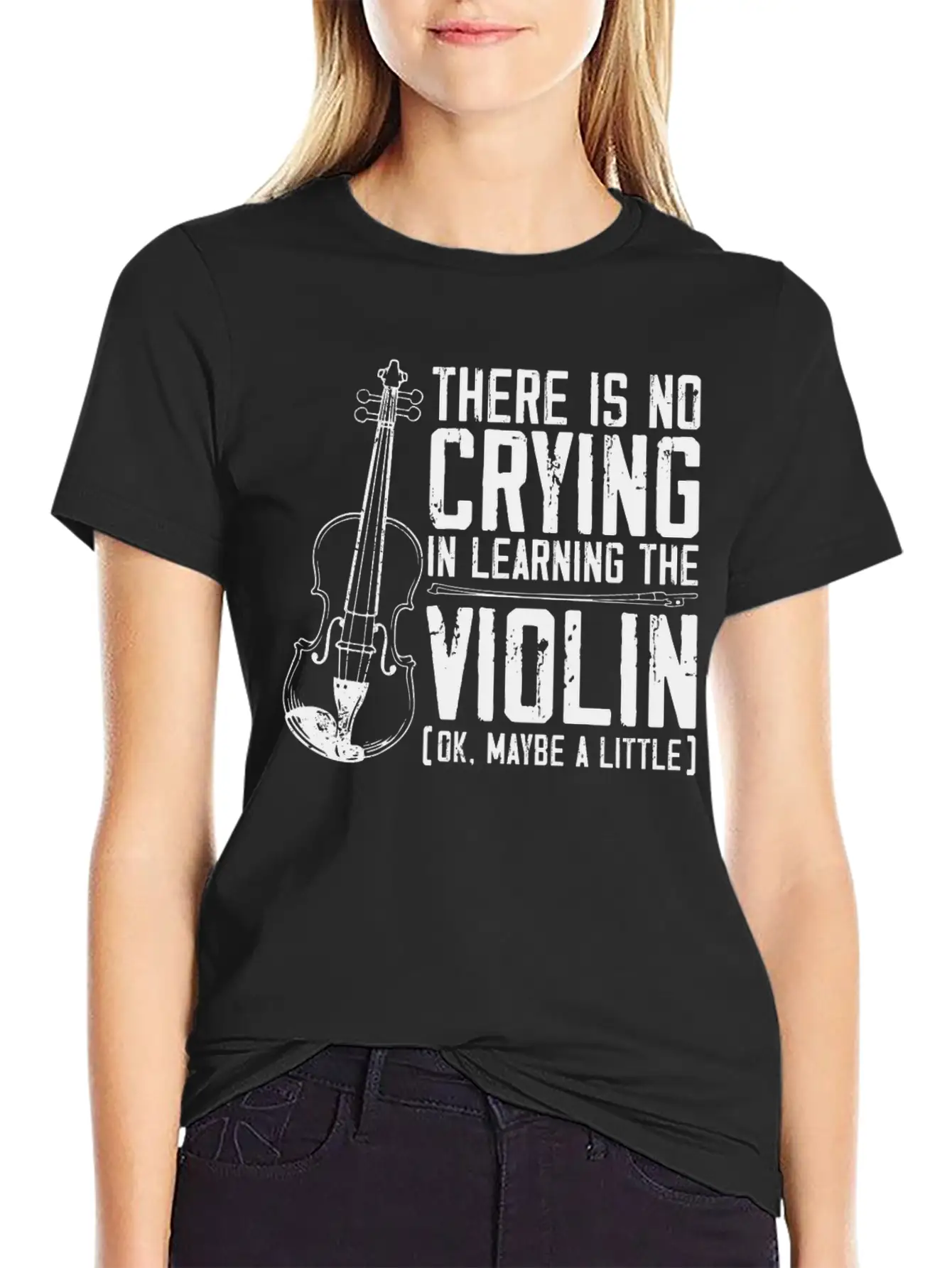Violin Violinist There Is No Unisex Casual T-Shirt – Clean Design For Daily Comfort
