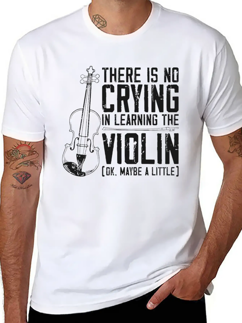 Violin Violinist There Is No Unisex Casual T-Shirt – Clean Design For Daily Comfort