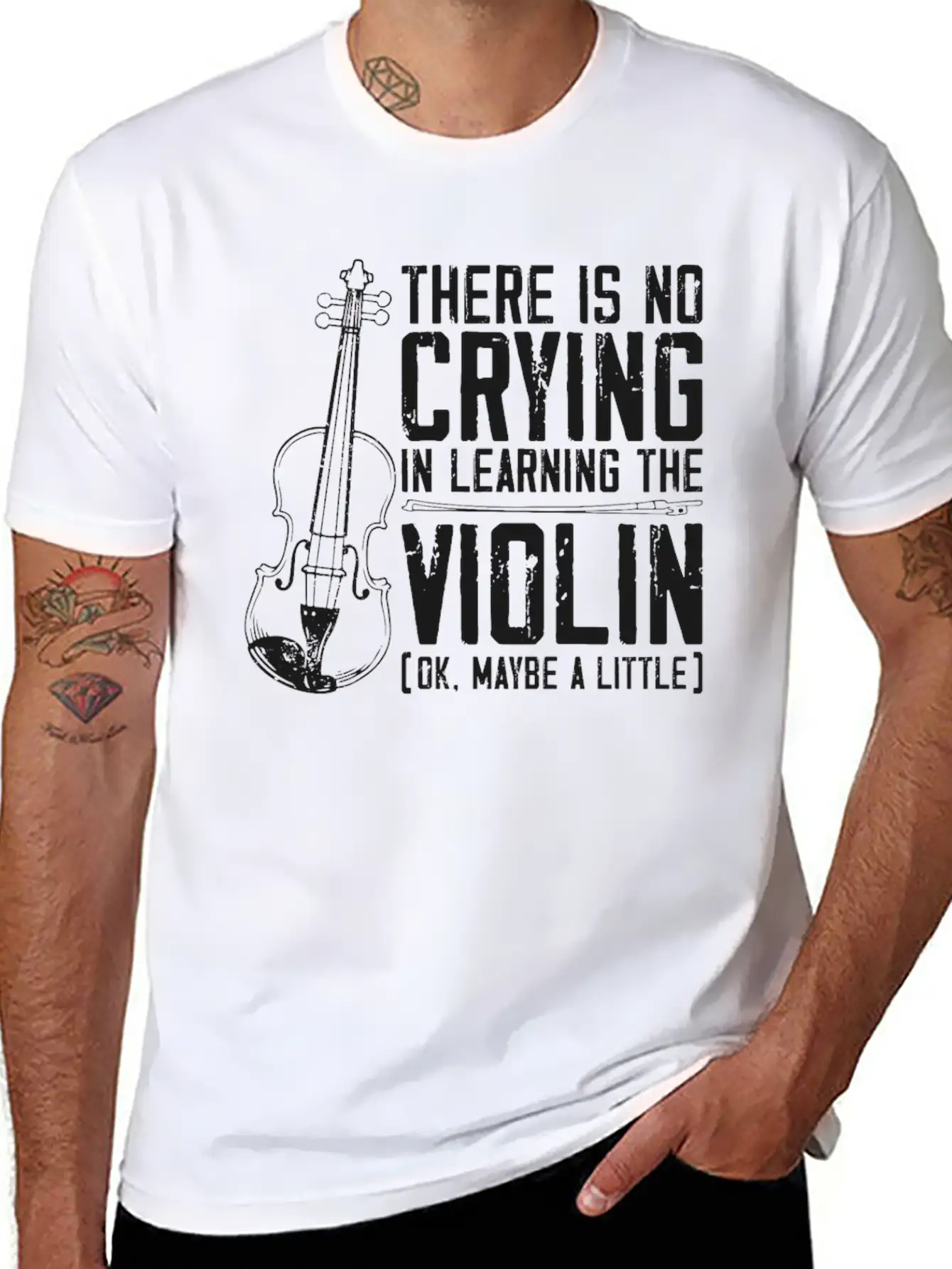 Violin Violinist There Is No Unisex Casual T-Shirt – Clean Design For Daily Comfort