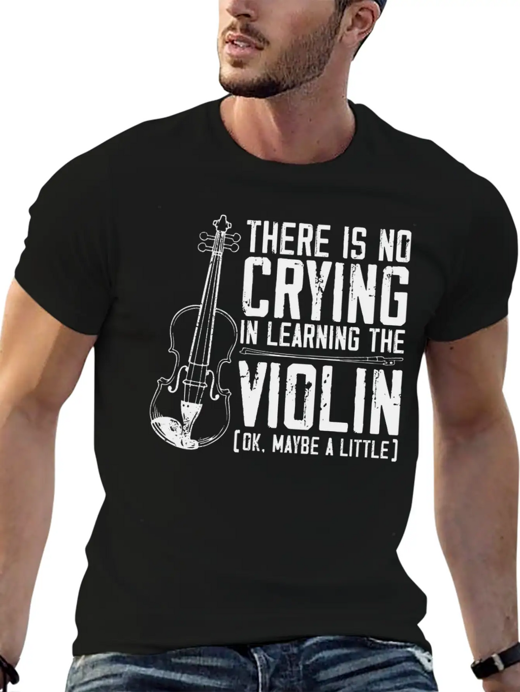 Violin Violinist There Is No Unisex Casual T-Shirt – Clean Design For Daily Comfort