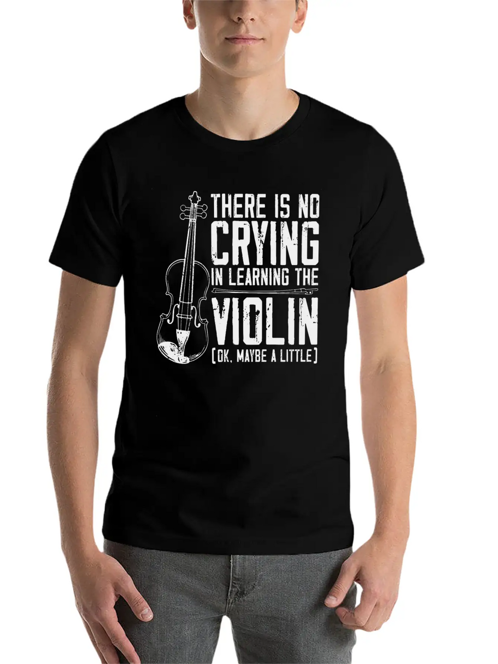 Violin Violinist There Is No Unisex Casual T-Shirt – Clean Design For Daily Comfort
