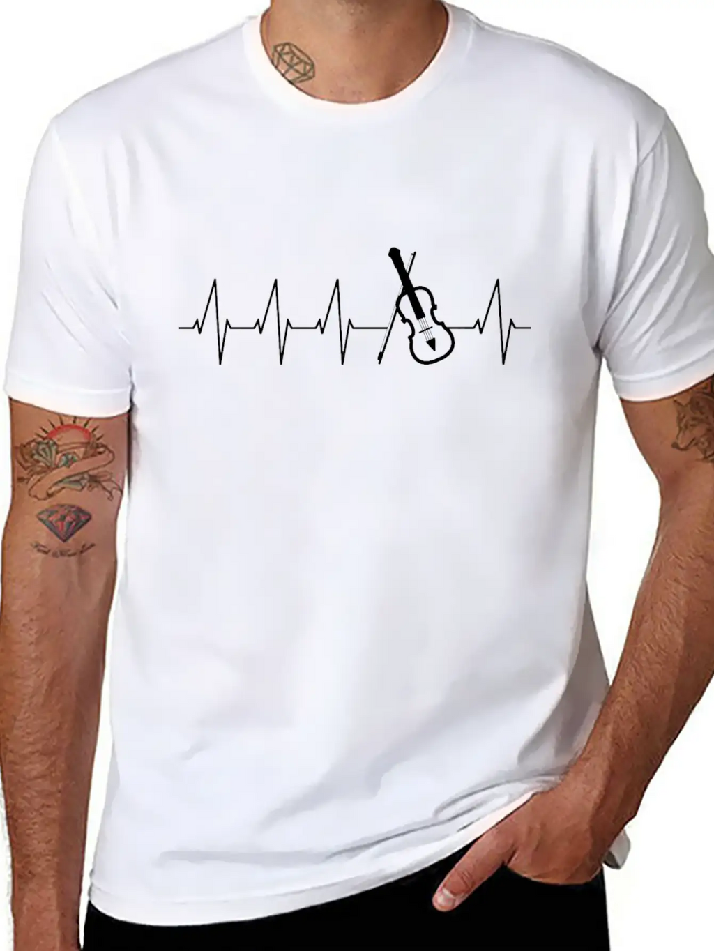 Violinist-Musician Violin Timeless Short Sleeve Tee – Comfy And Minimalist Design