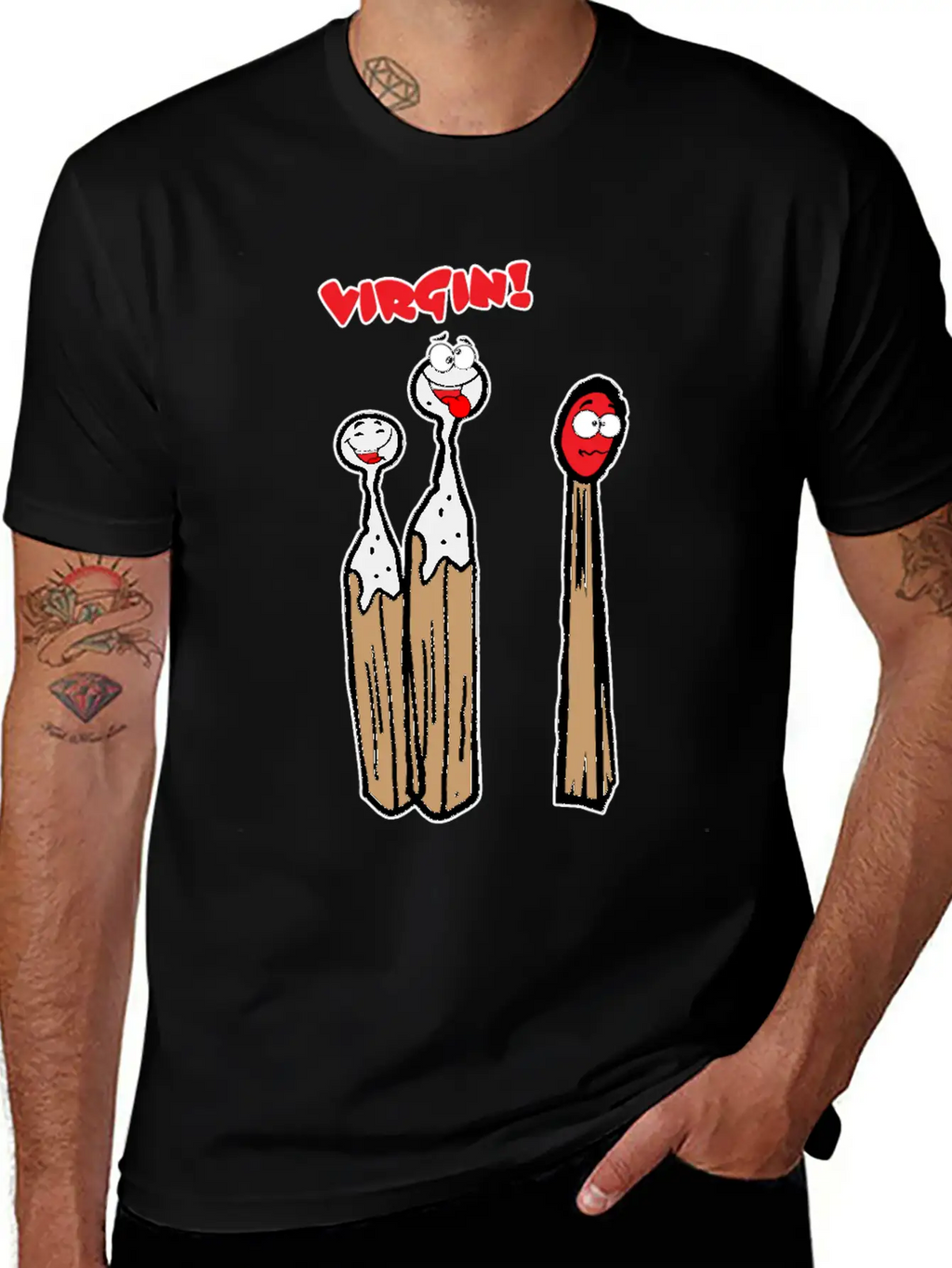 Virgin Match Classic Cotton Tee – Unisex Comfort For Any Season