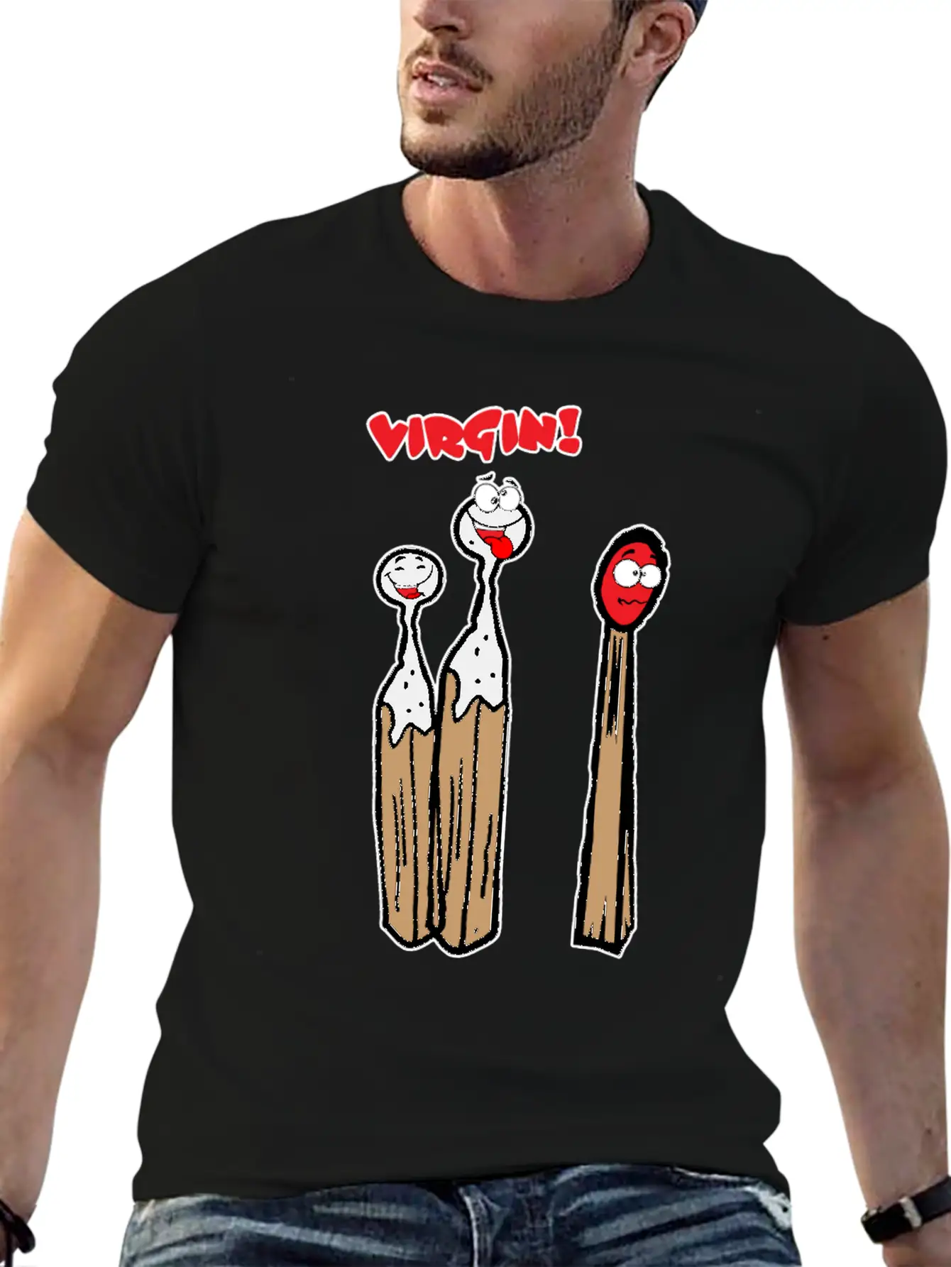 Virgin Match Classic Cotton Tee – Unisex Comfort For Any Season
