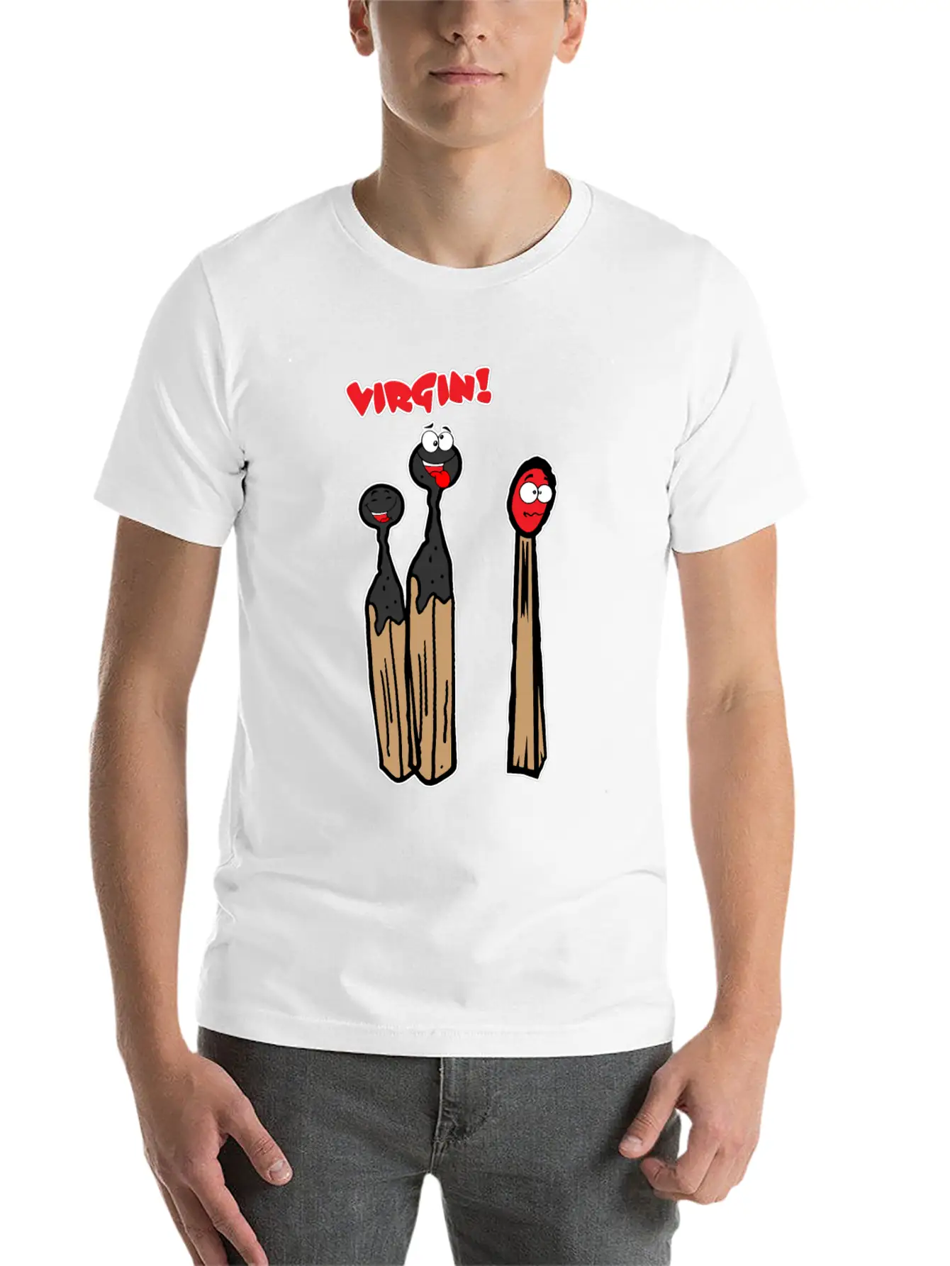 Virgin Match Classic Cotton Tee – Unisex Comfort For Any Season