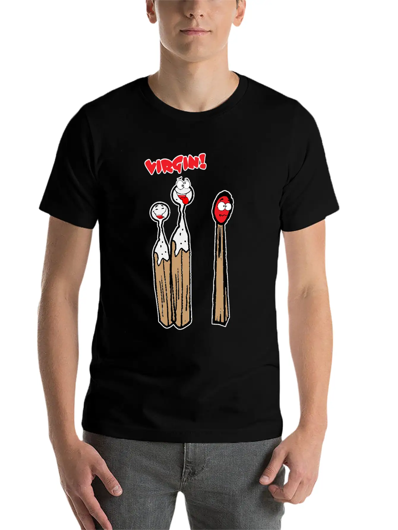 Virgin Match Classic Cotton Tee – Unisex Comfort For Any Season
