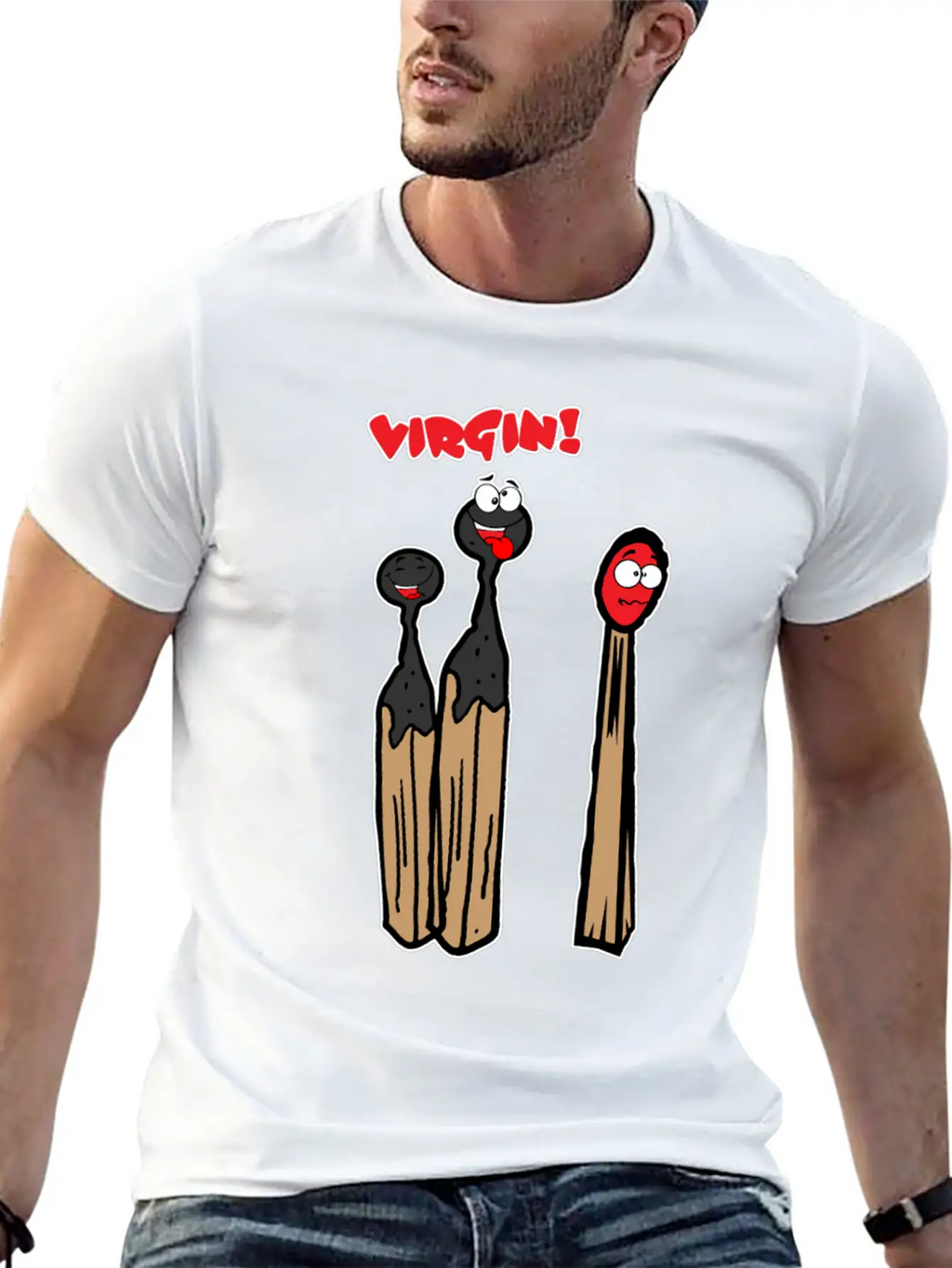 Virgin Match Classic Cotton Tee – Unisex Comfort For Any Season