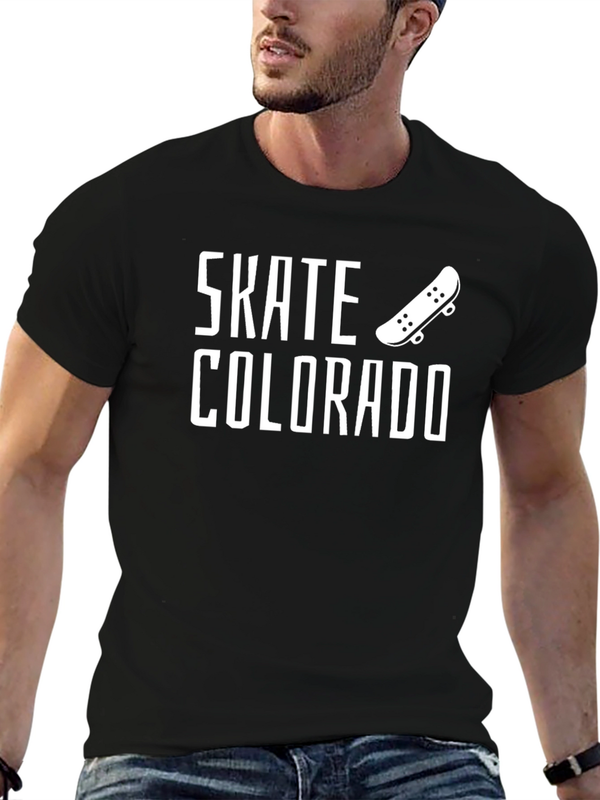 Skate Colorado Graphic Tee - Skateboard Lover Shirt