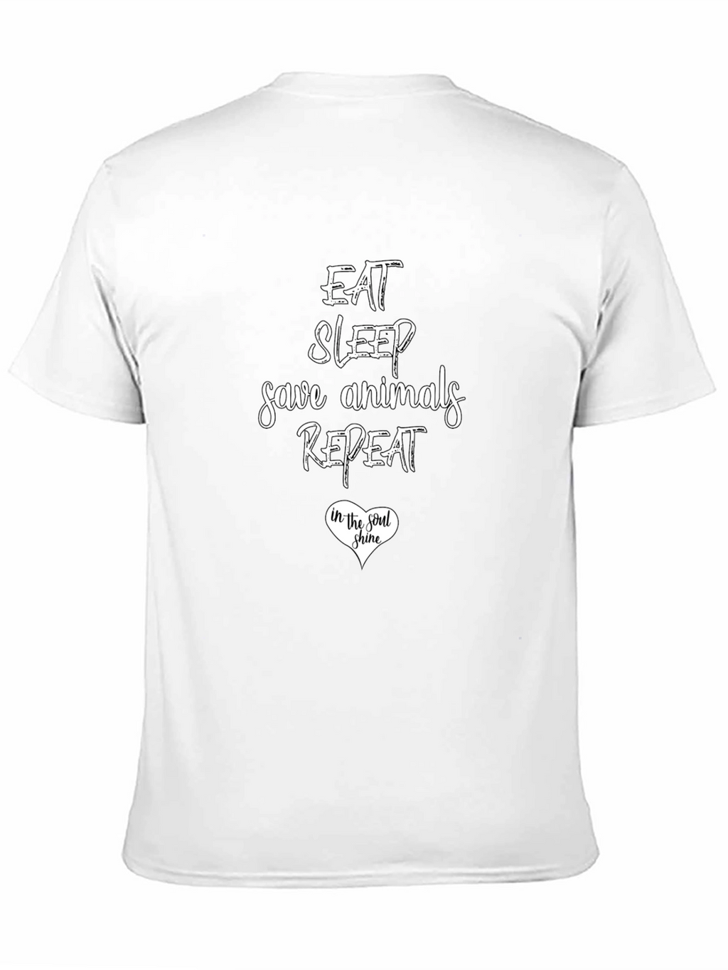 Eat Sleep Save Animals Repeat T-Shirt