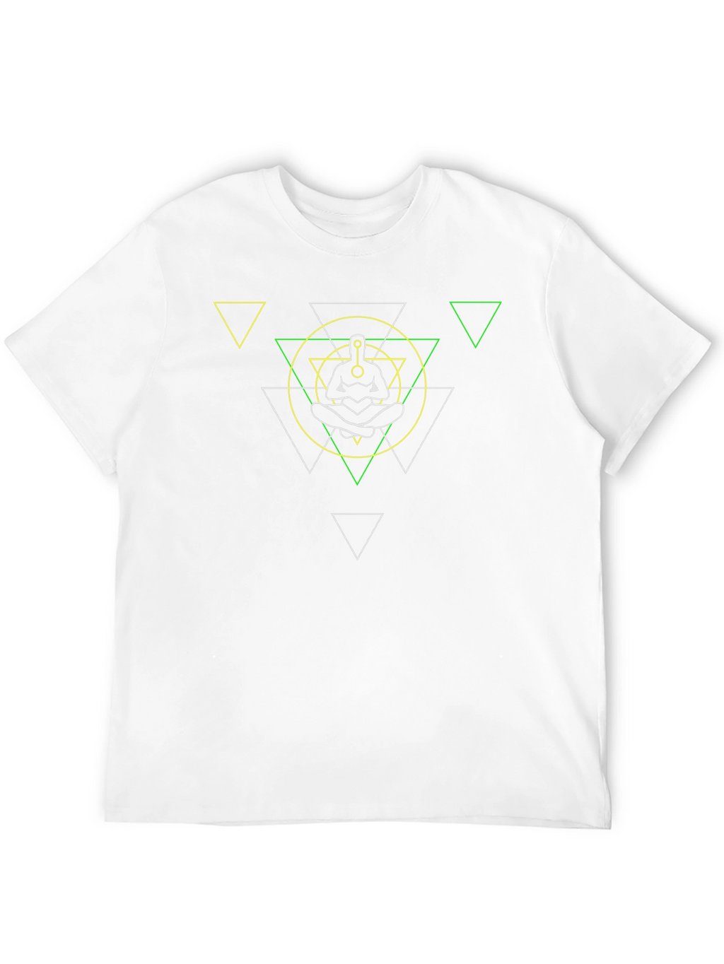 Geometric Meditation T-Shirt - Relaxed Fit