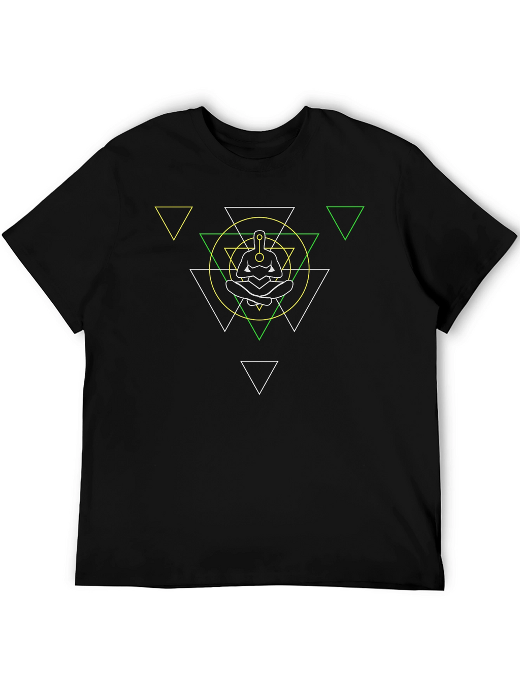 Geometric Meditation T-Shirt - Relaxed Fit