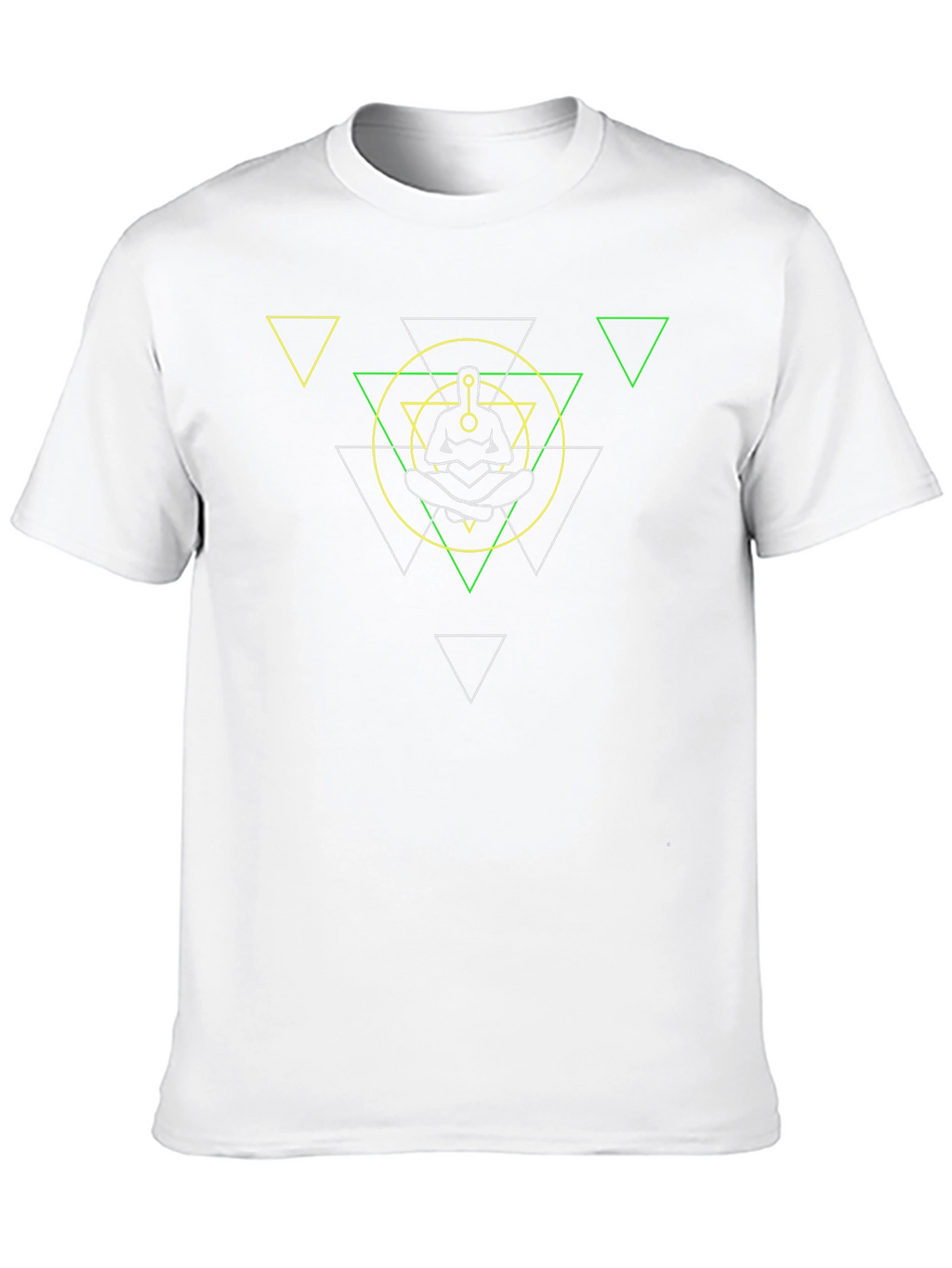 Geometric Meditation T-Shirt - Relaxed Fit