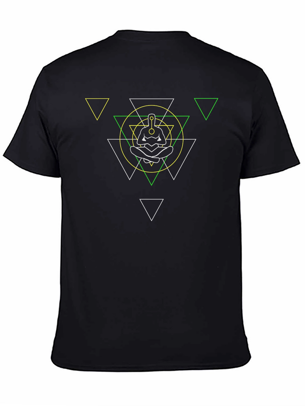 Geometric Meditation T-Shirt - Relaxed Fit
