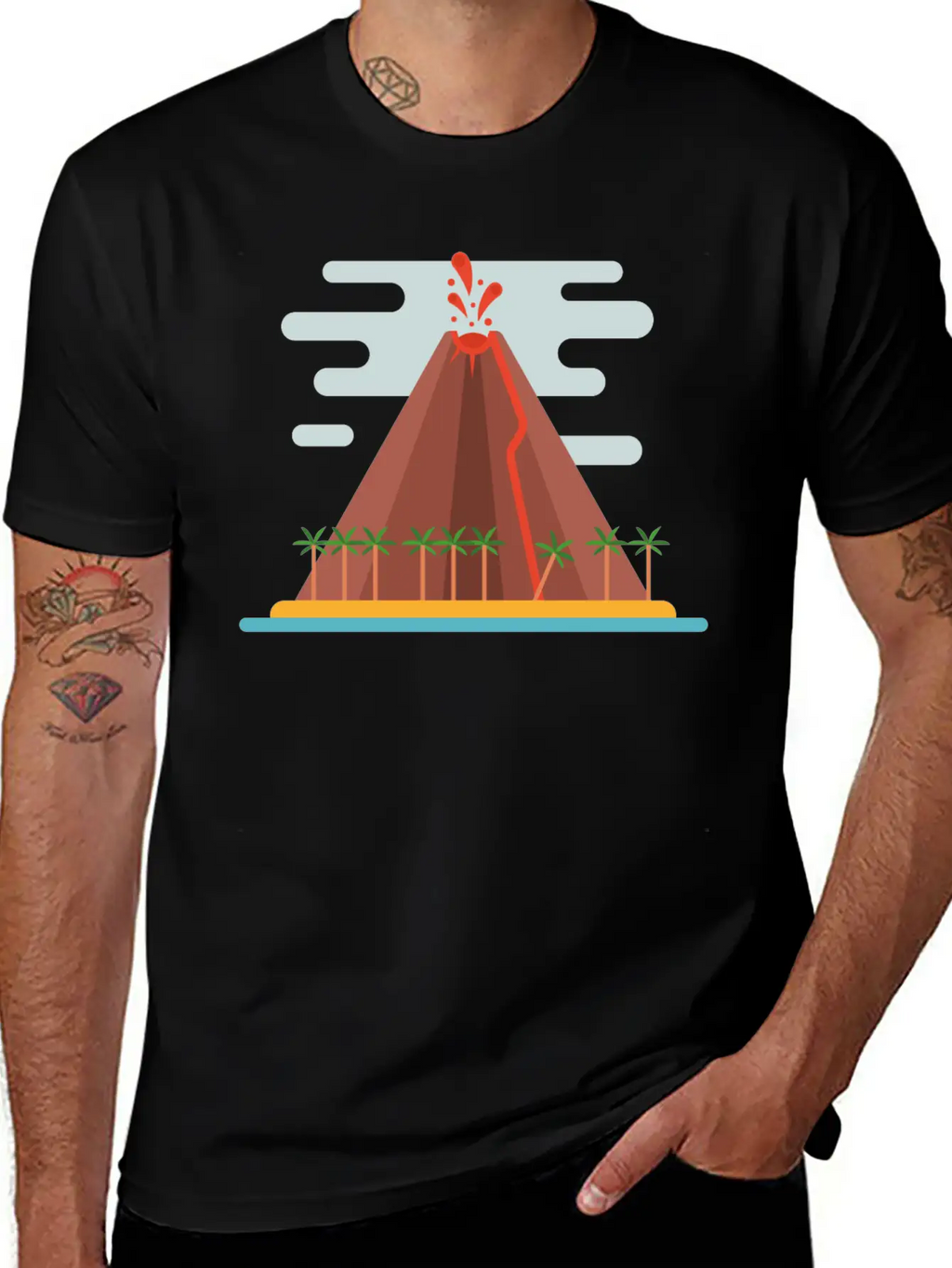 Volcano Breathable Soft Cotton T-Shirt – Timeless Casual Look