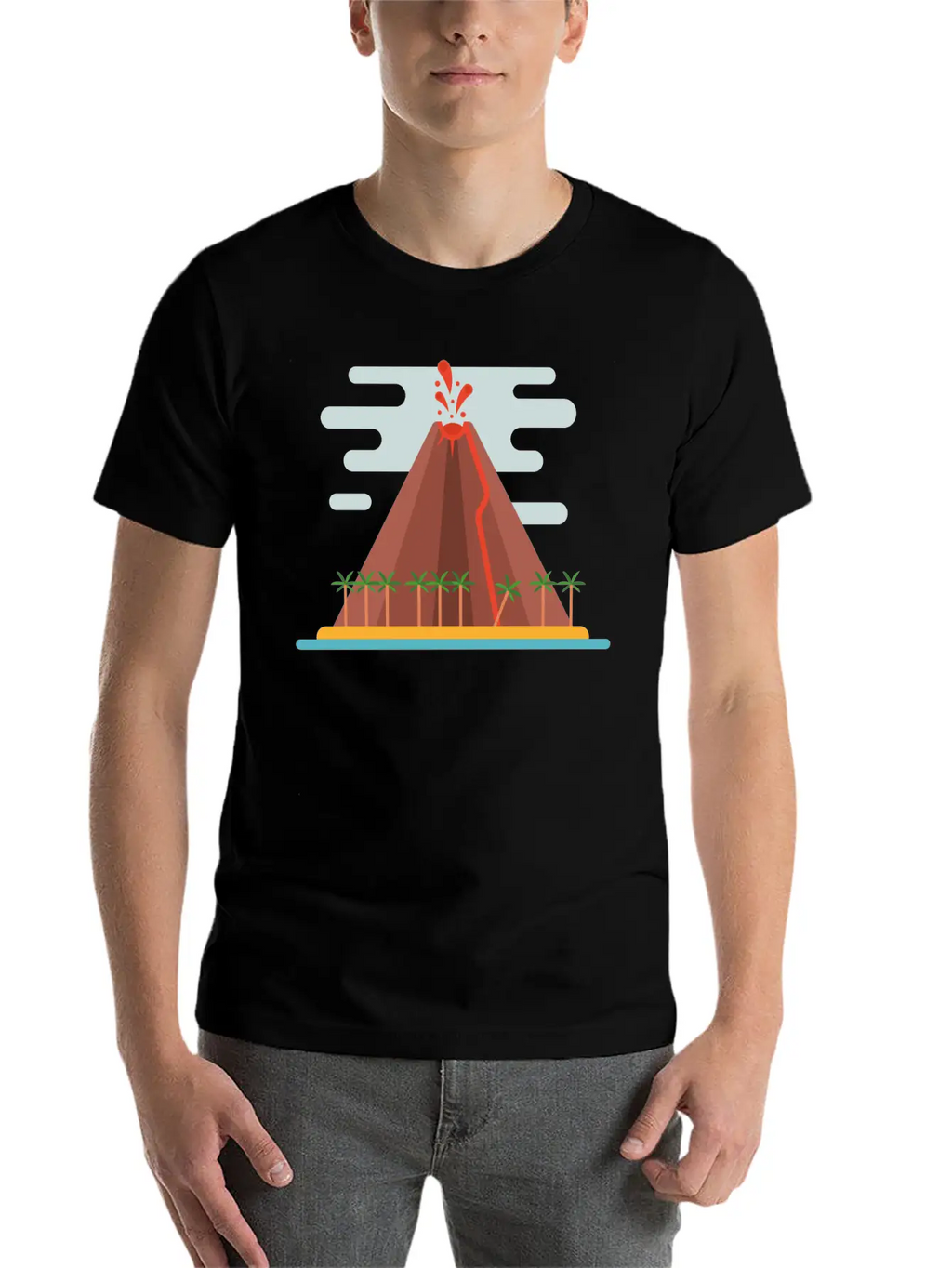 Volcano Breathable Soft Cotton T-Shirt – Timeless Casual Look