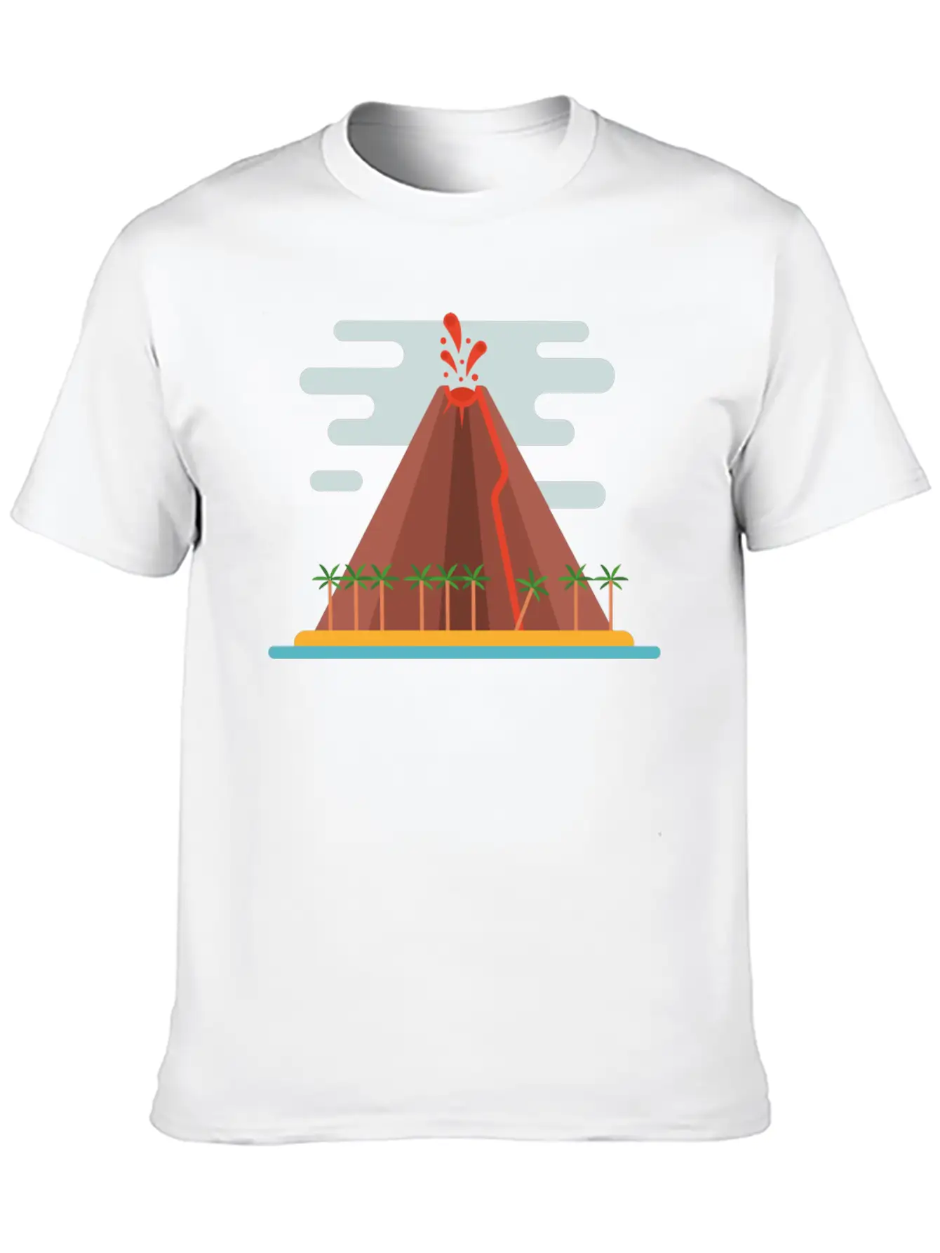 Volcano Breathable Soft Cotton T-Shirt – Timeless Casual Look