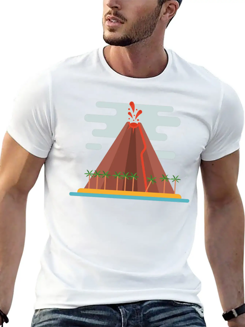 Volcano Breathable Soft Cotton T-Shirt – Timeless Casual Look