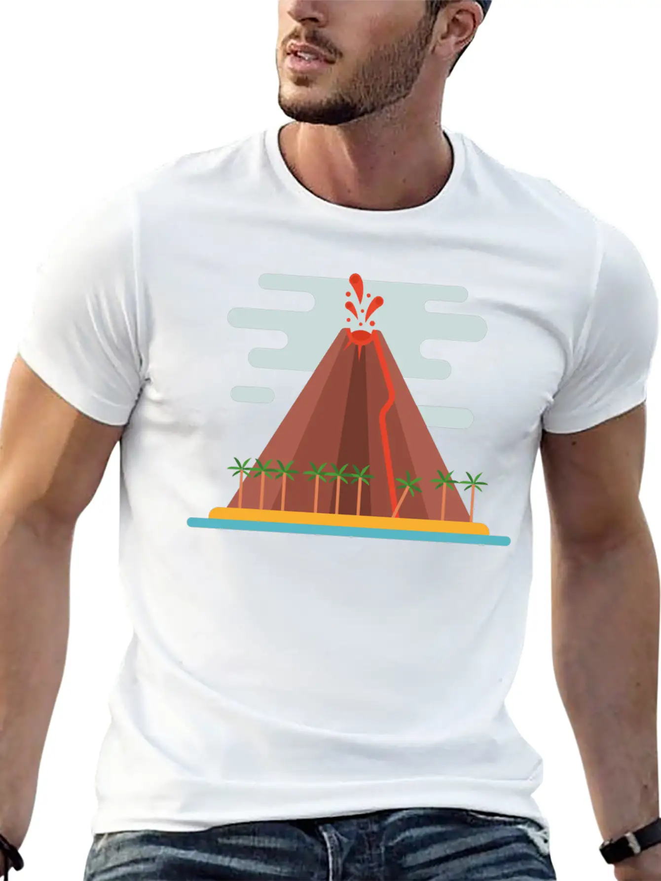 Volcano Breathable Soft Cotton T-Shirt – Timeless Casual Look