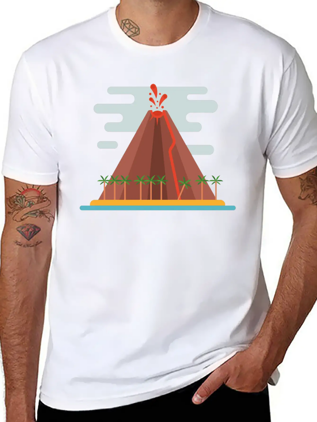 Volcano Breathable Soft Cotton T-Shirt – Timeless Casual Look