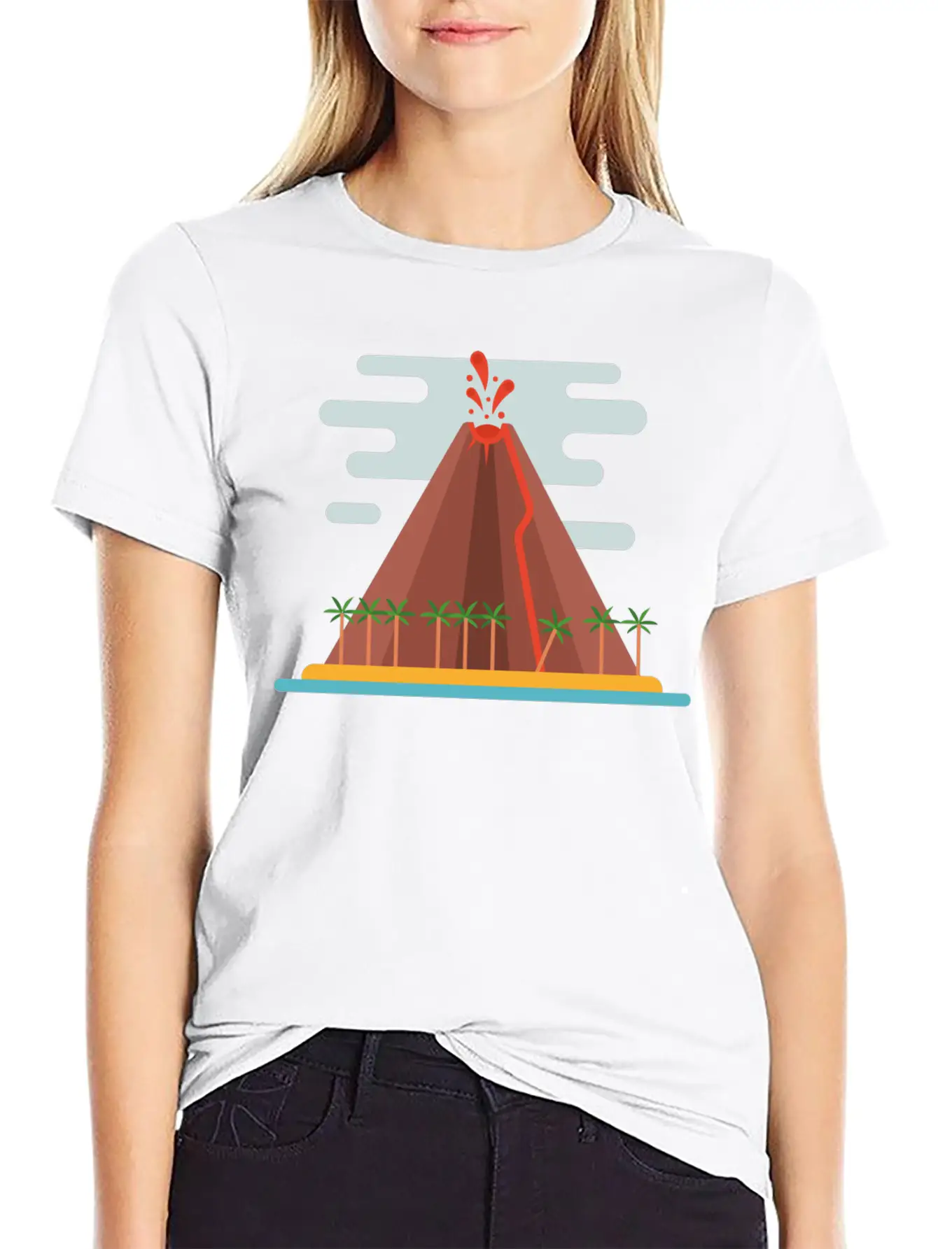 Volcano Breathable Soft Cotton T-Shirt – Timeless Casual Look