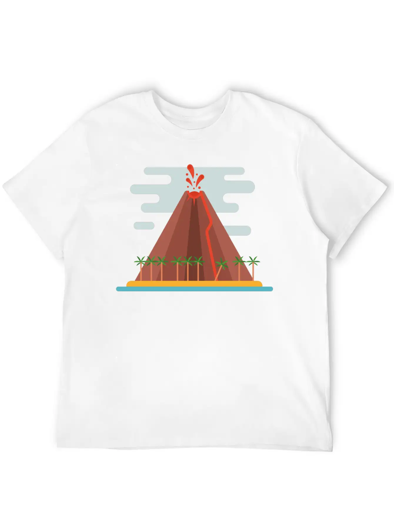 Volcano Breathable Soft Cotton T-Shirt – Timeless Casual Look
