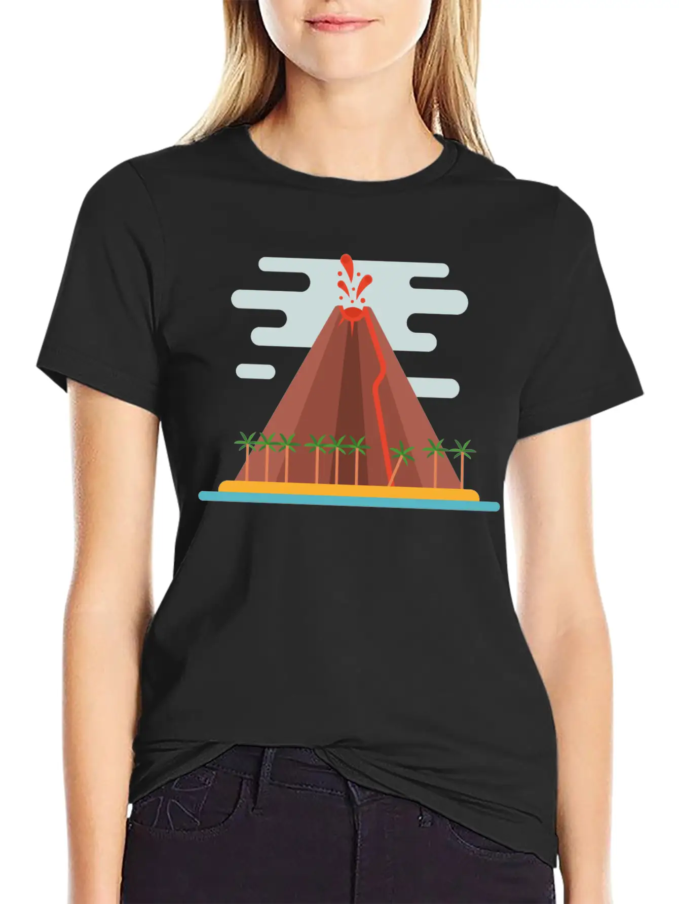 Volcano Breathable Soft Cotton T-Shirt – Timeless Casual Look