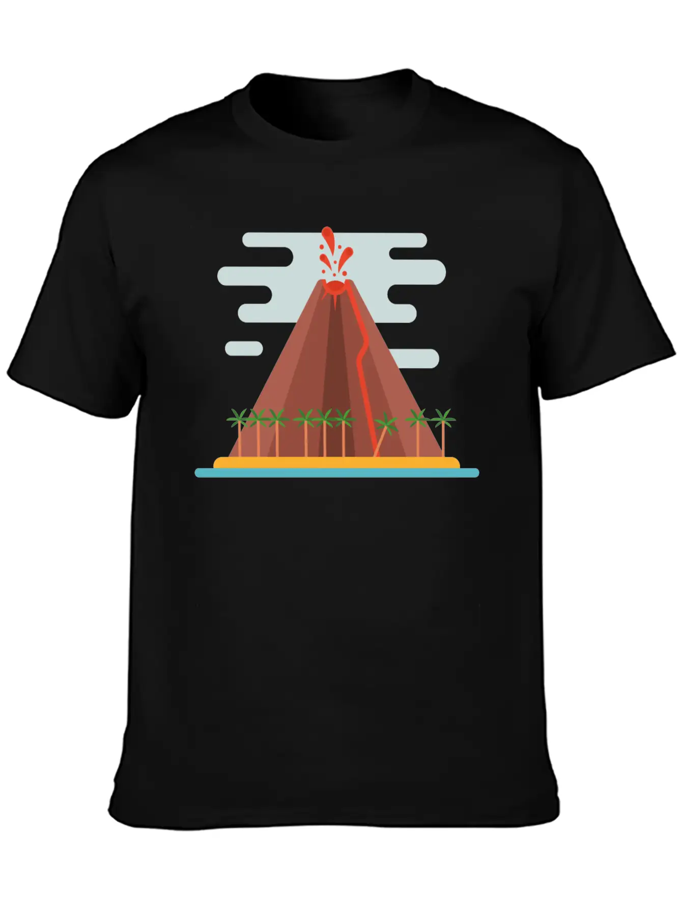 Volcano Breathable Soft Cotton T-Shirt – Timeless Casual Look