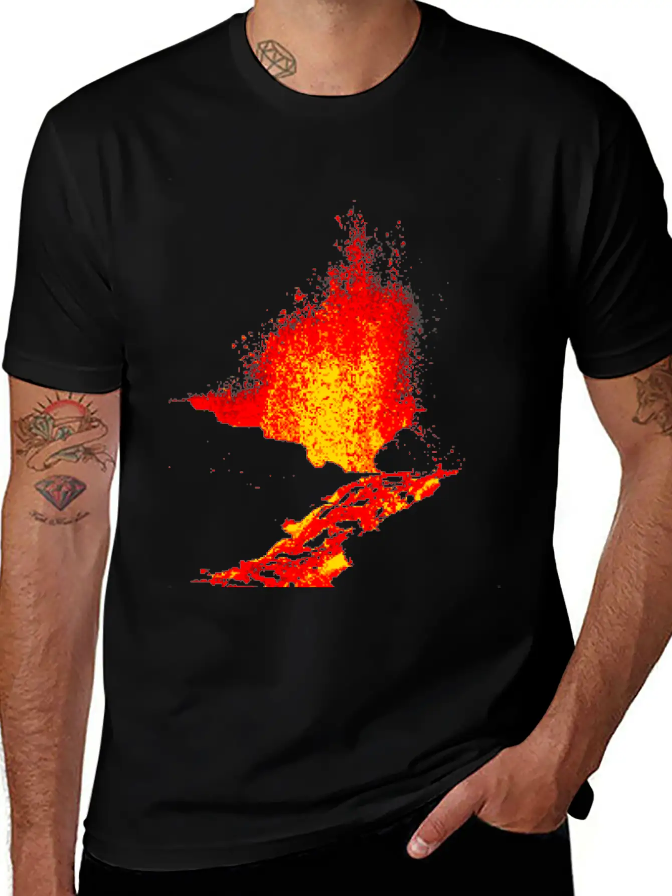 Volcano Madness Stylish Everyday T-Shirt – Unisex Basic Cotton Tee