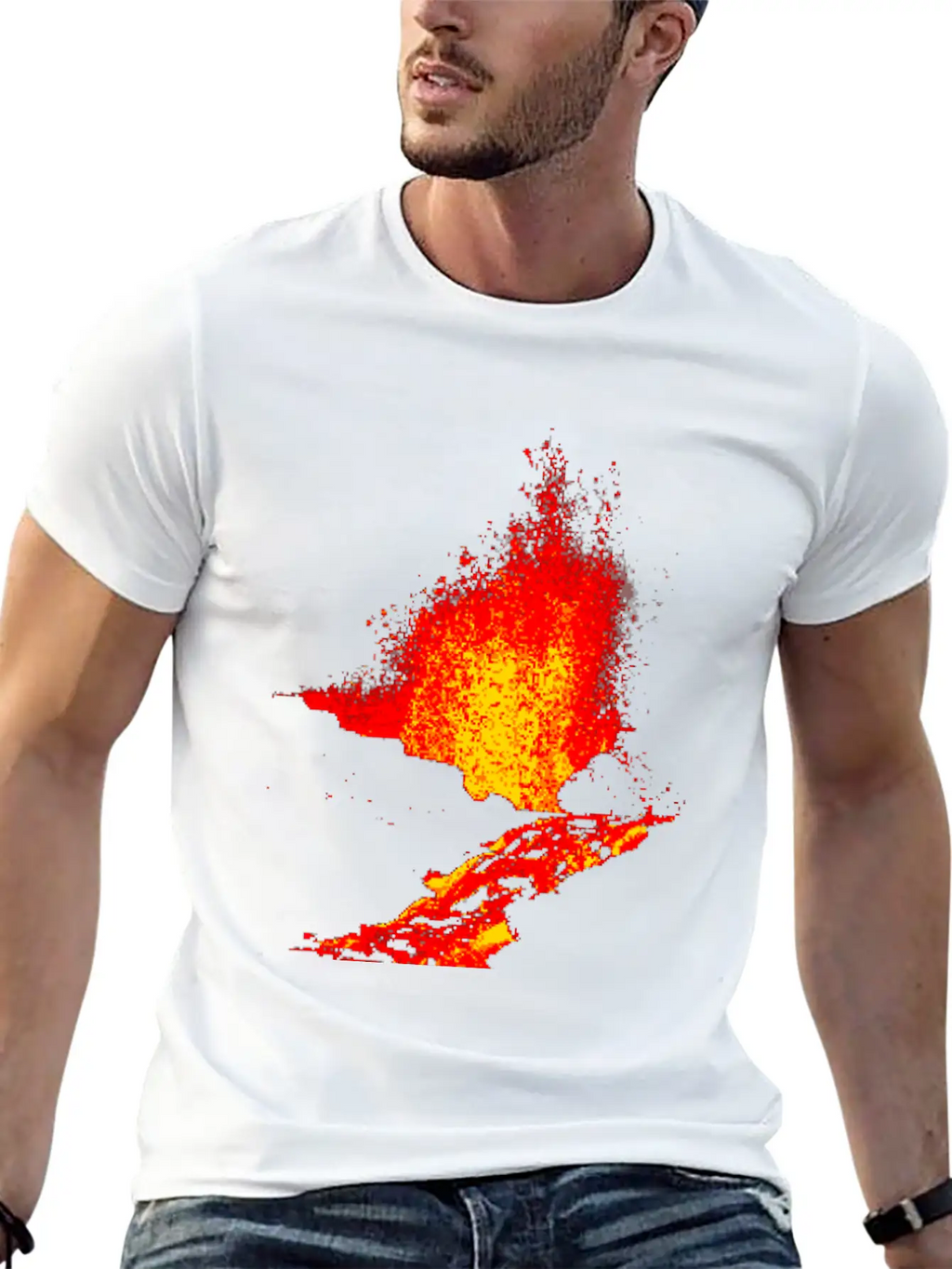 Volcano Madness Stylish Everyday T-Shirt – Unisex Basic Cotton Tee