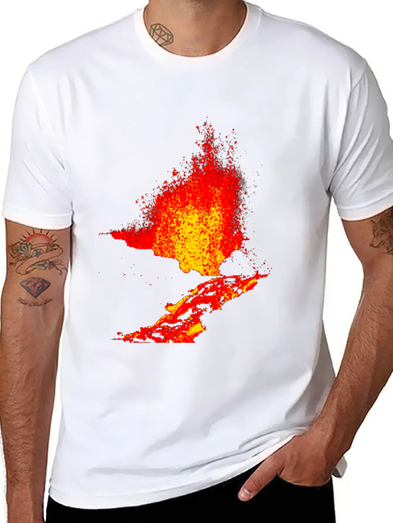 Volcano Madness Stylish Everyday T-Shirt – Unisex Basic Cotton Tee