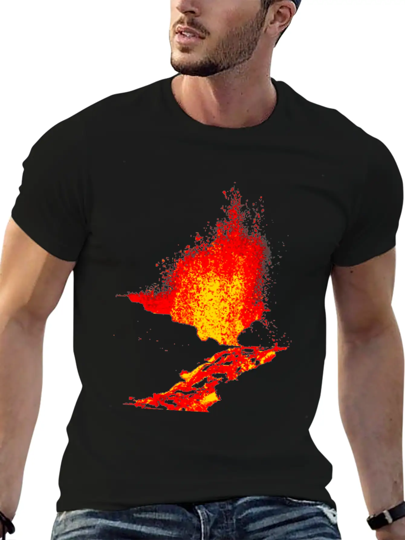 Volcano Madness Stylish Everyday T-Shirt – Unisex Basic Cotton Tee