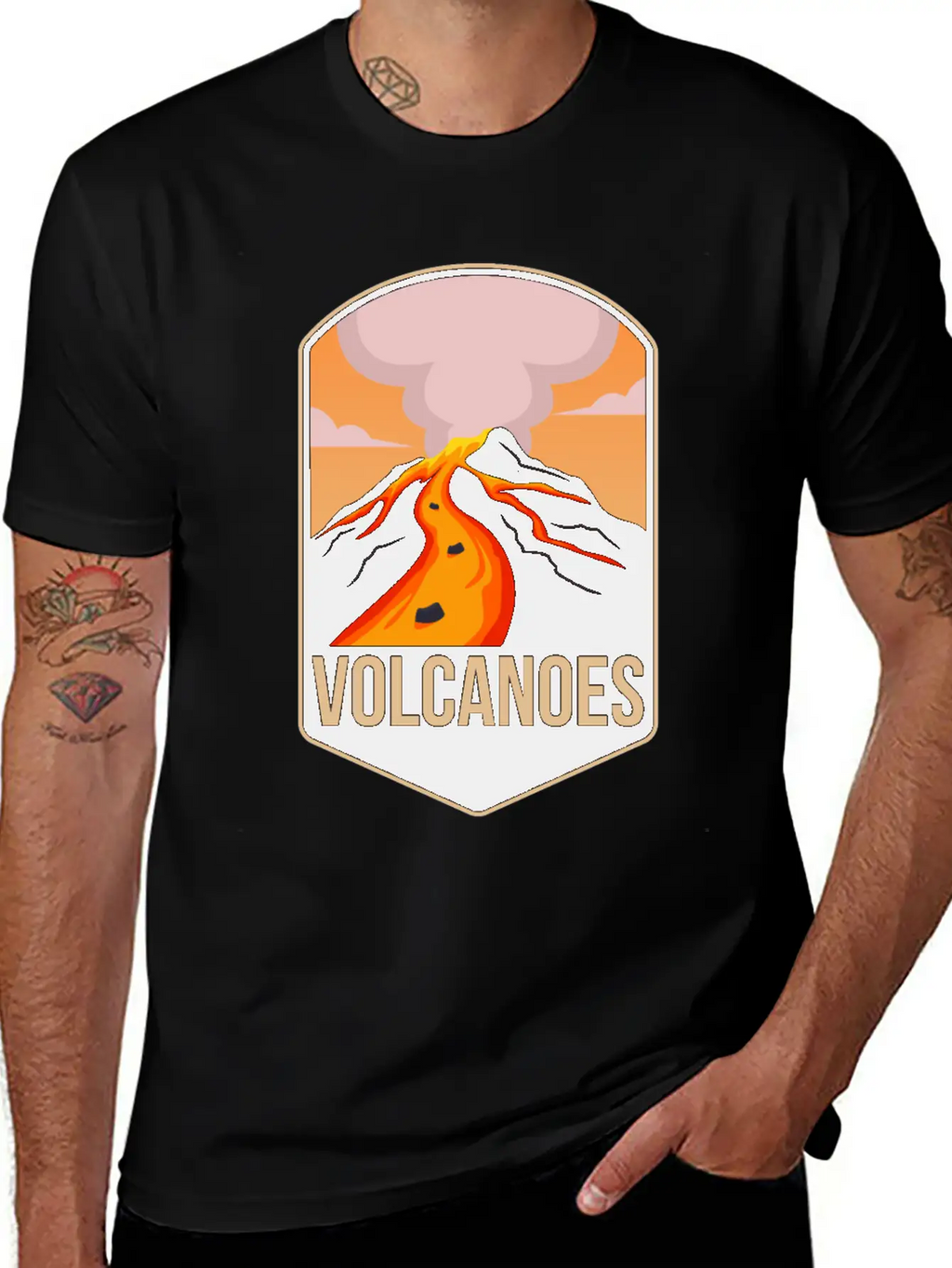 Volcano Unisex Casual T-Shirt – Clean Design For Daily Comfort
