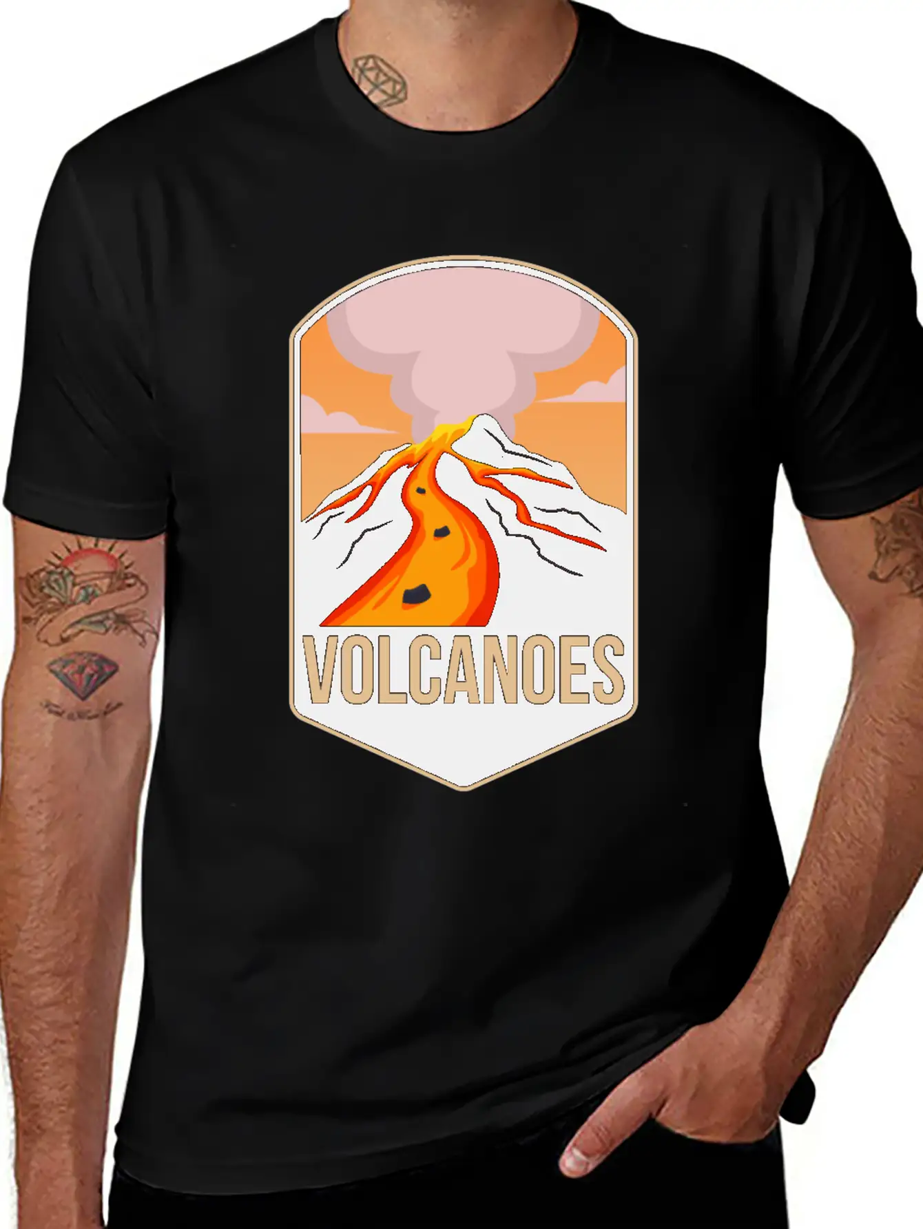 Volcano Unisex Casual T-Shirt – Clean Design For Daily Comfort
