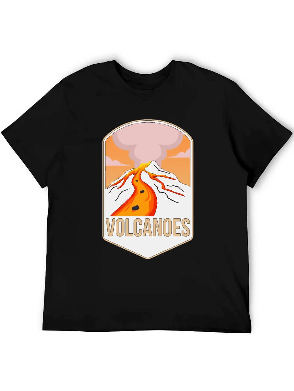 Volcano Unisex Casual T-Shirt – Clean Design For Daily Comfort