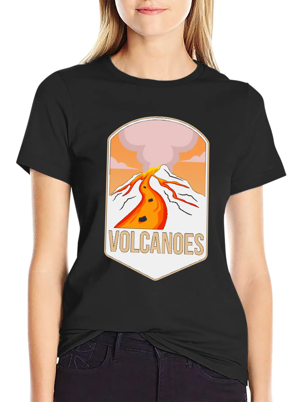 Volcano Unisex Casual T-Shirt – Clean Design For Daily Comfort