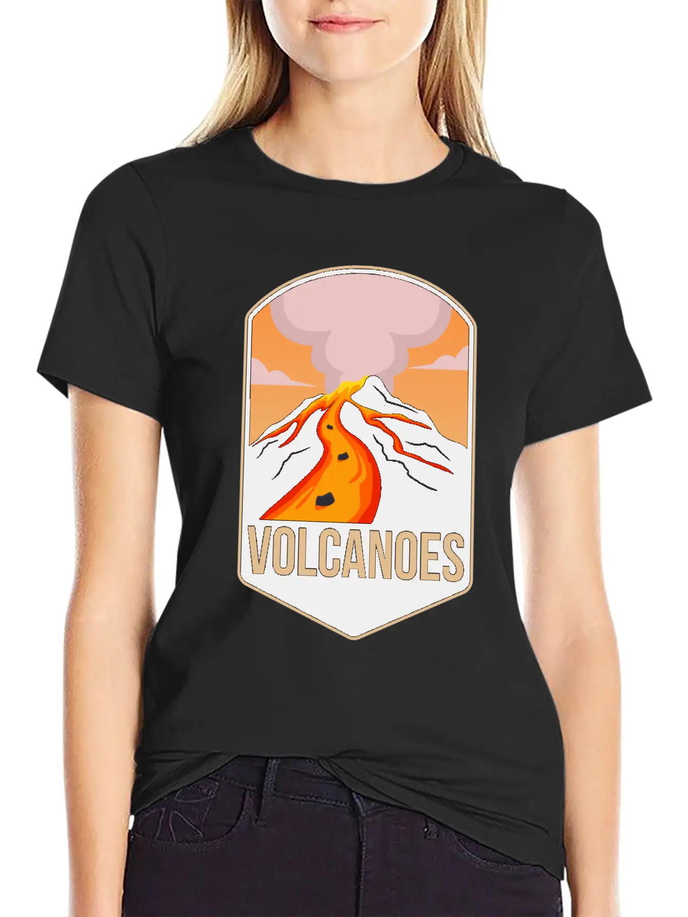 Volcano Unisex Casual T-Shirt – Clean Design For Daily Comfort