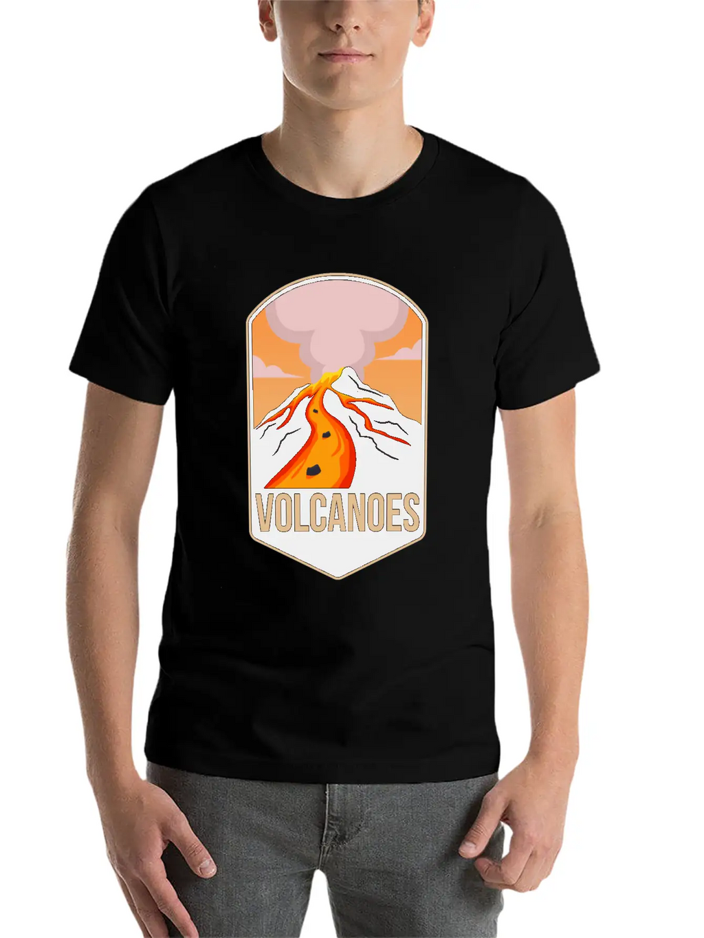 Volcano Unisex Casual T-Shirt – Clean Design For Daily Comfort