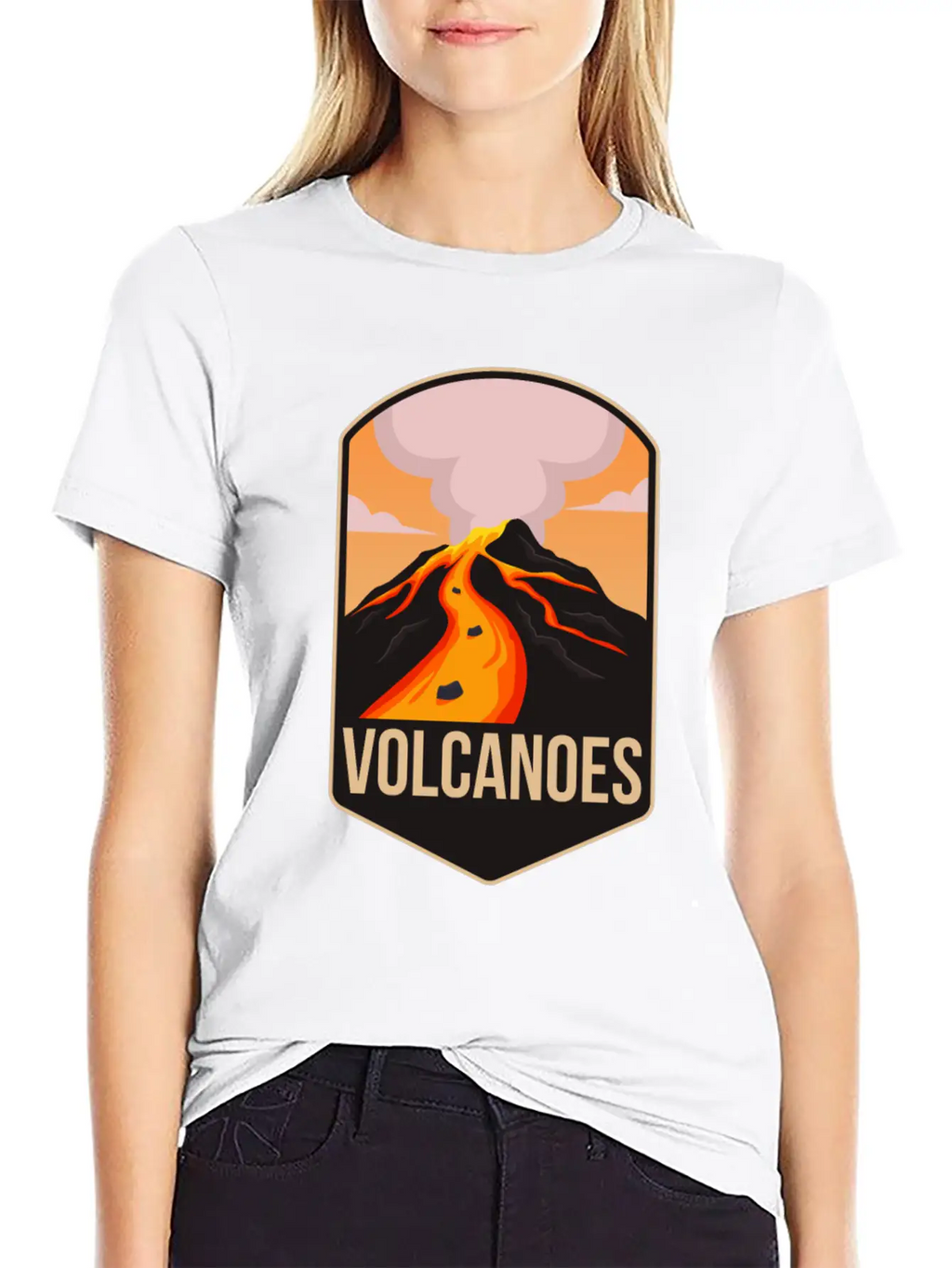 Volcano Unisex Casual T-Shirt – Clean Design For Daily Comfort
