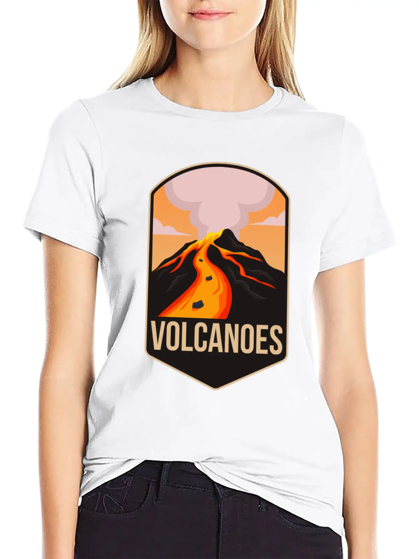 Volcano Unisex Casual T-Shirt – Clean Design For Daily Comfort
