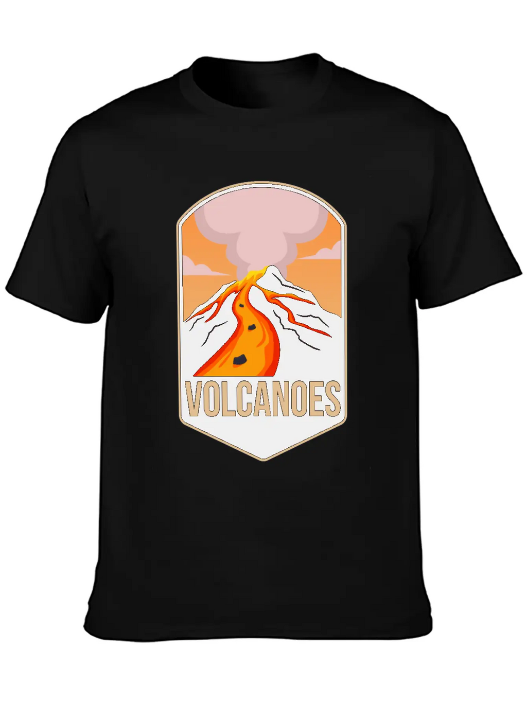 Volcano Unisex Casual T-Shirt – Clean Design For Daily Comfort
