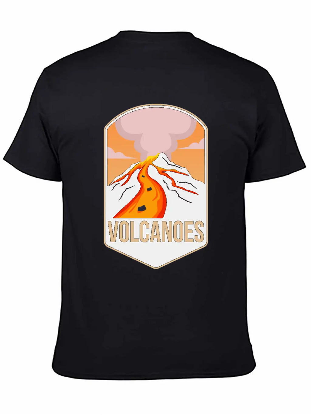 Volcano Unisex Casual T-Shirt – Clean Design For Daily Comfort