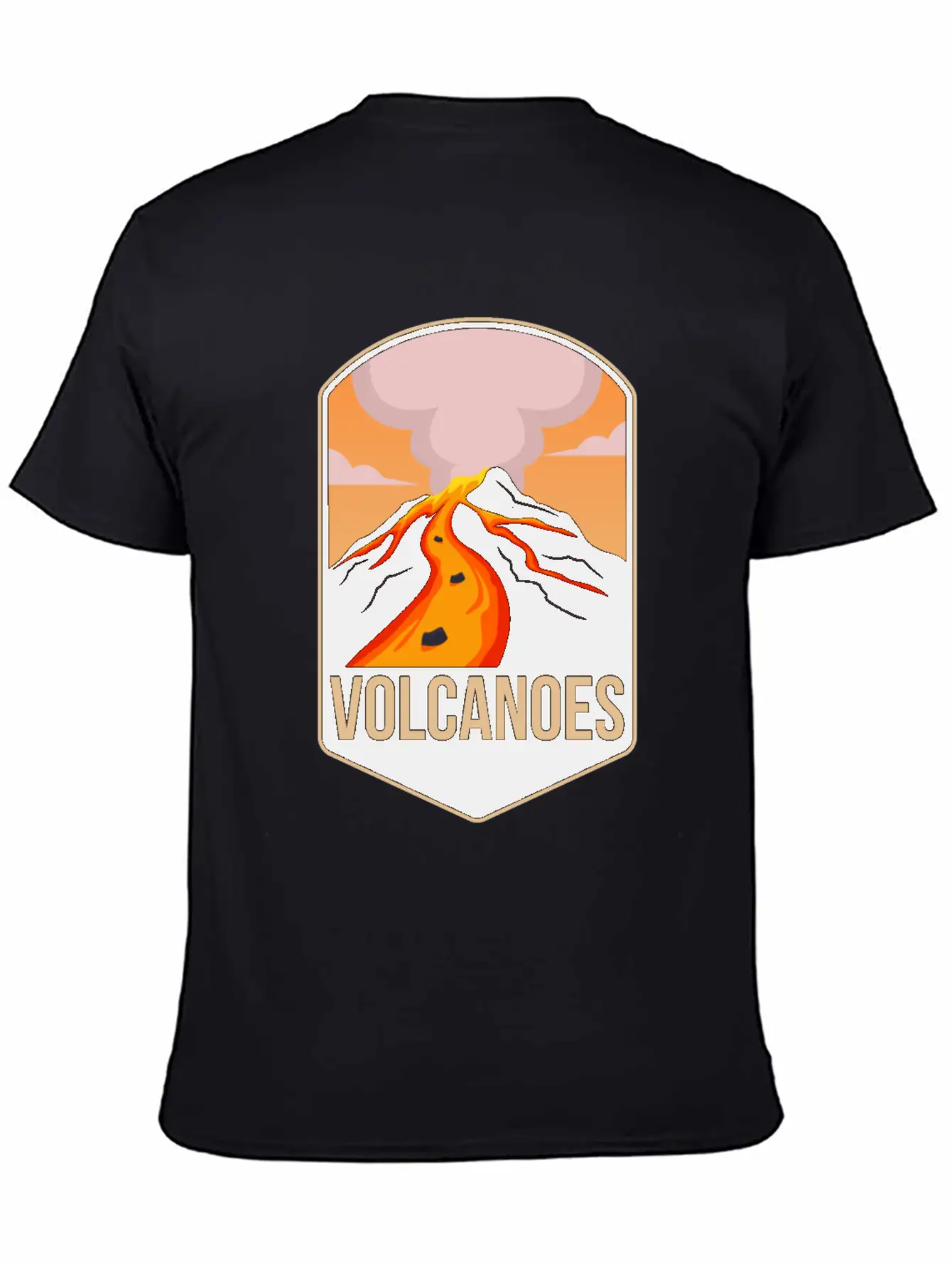 Volcano Unisex Casual T-Shirt – Clean Design For Daily Comfort