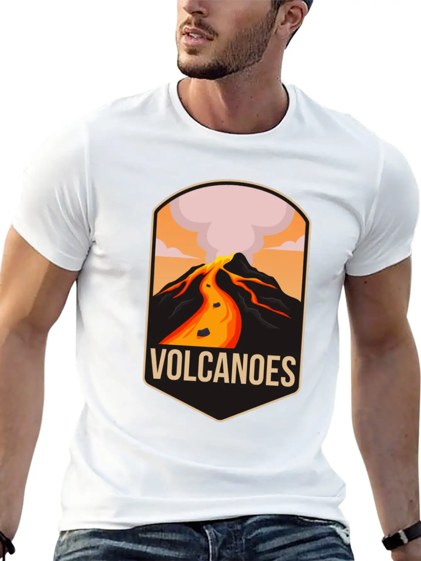 Volcano Unisex Casual T-Shirt – Clean Design For Daily Comfort