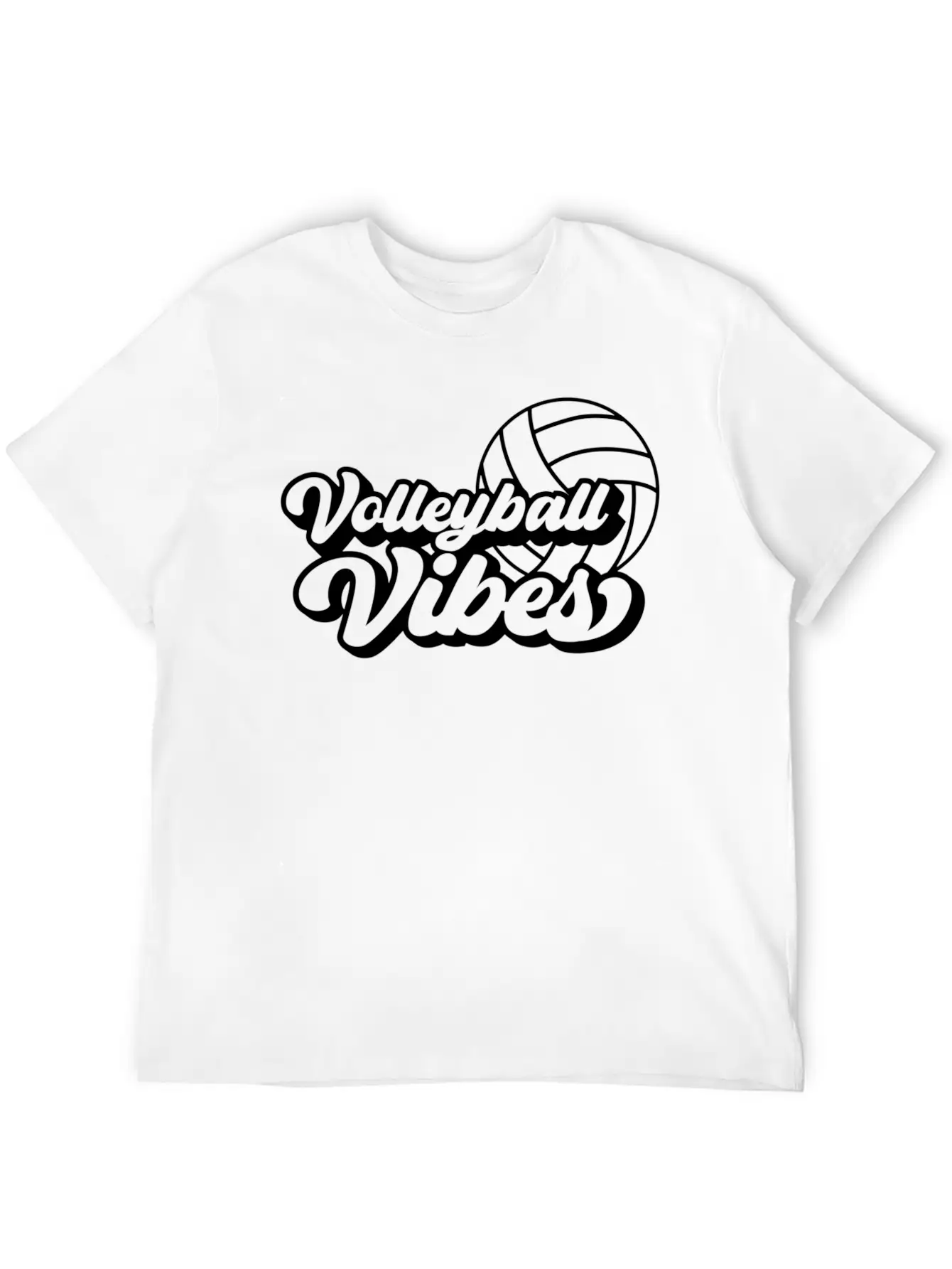 Volleyball Game Day Vibes Volleyball Mom Mother'S Breathable Soft Cotton T-Shirt – Timeless Casual Look