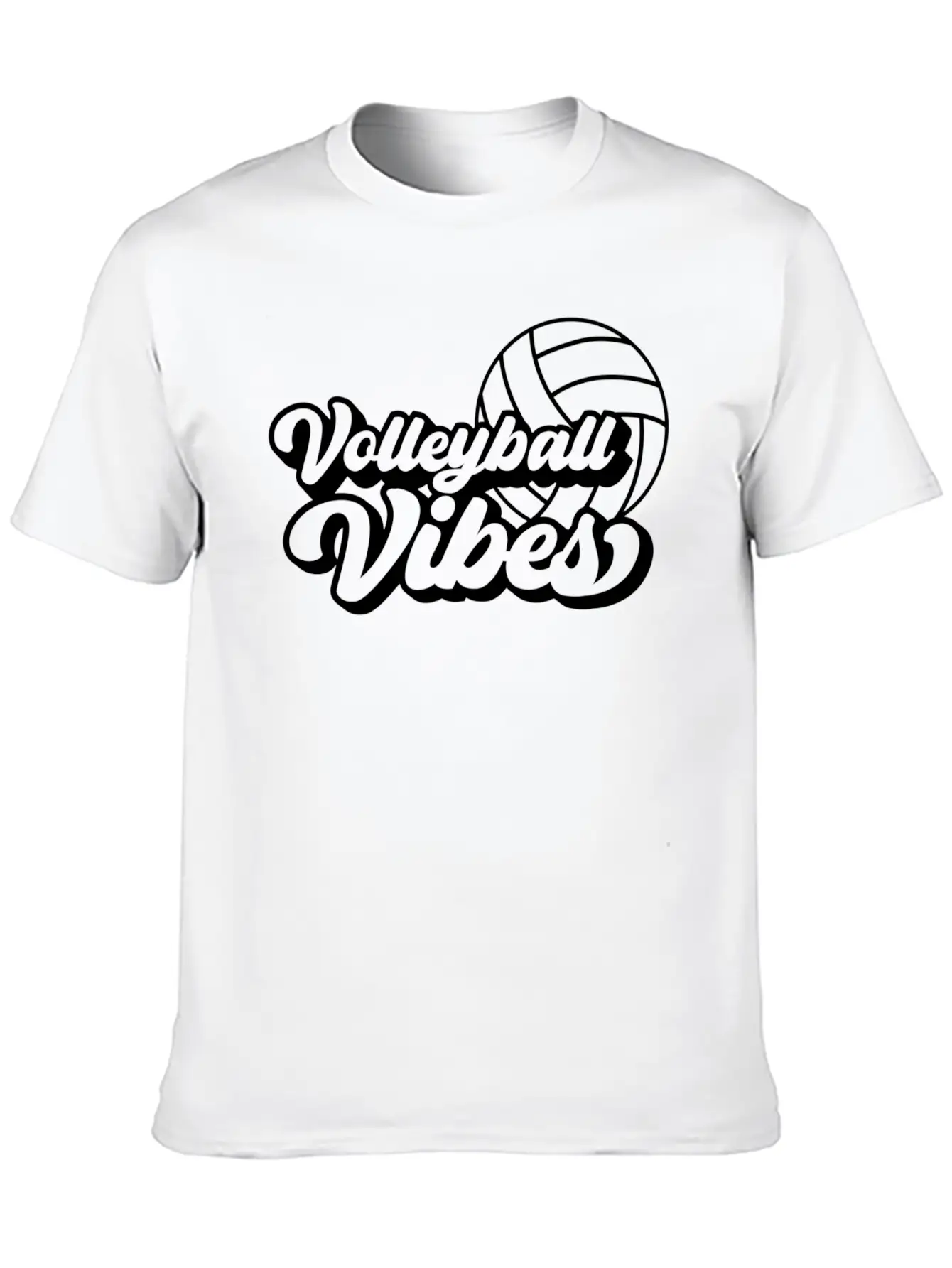 Volleyball Game Day Vibes Volleyball Mom Mother'S Breathable Soft Cotton T-Shirt – Timeless Casual Look