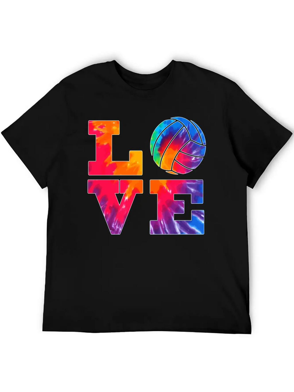 Volleyball Love Tie Dye Look For Teen Girls Great Essential Cotton Tee For Daily Outfits – Unisex Style