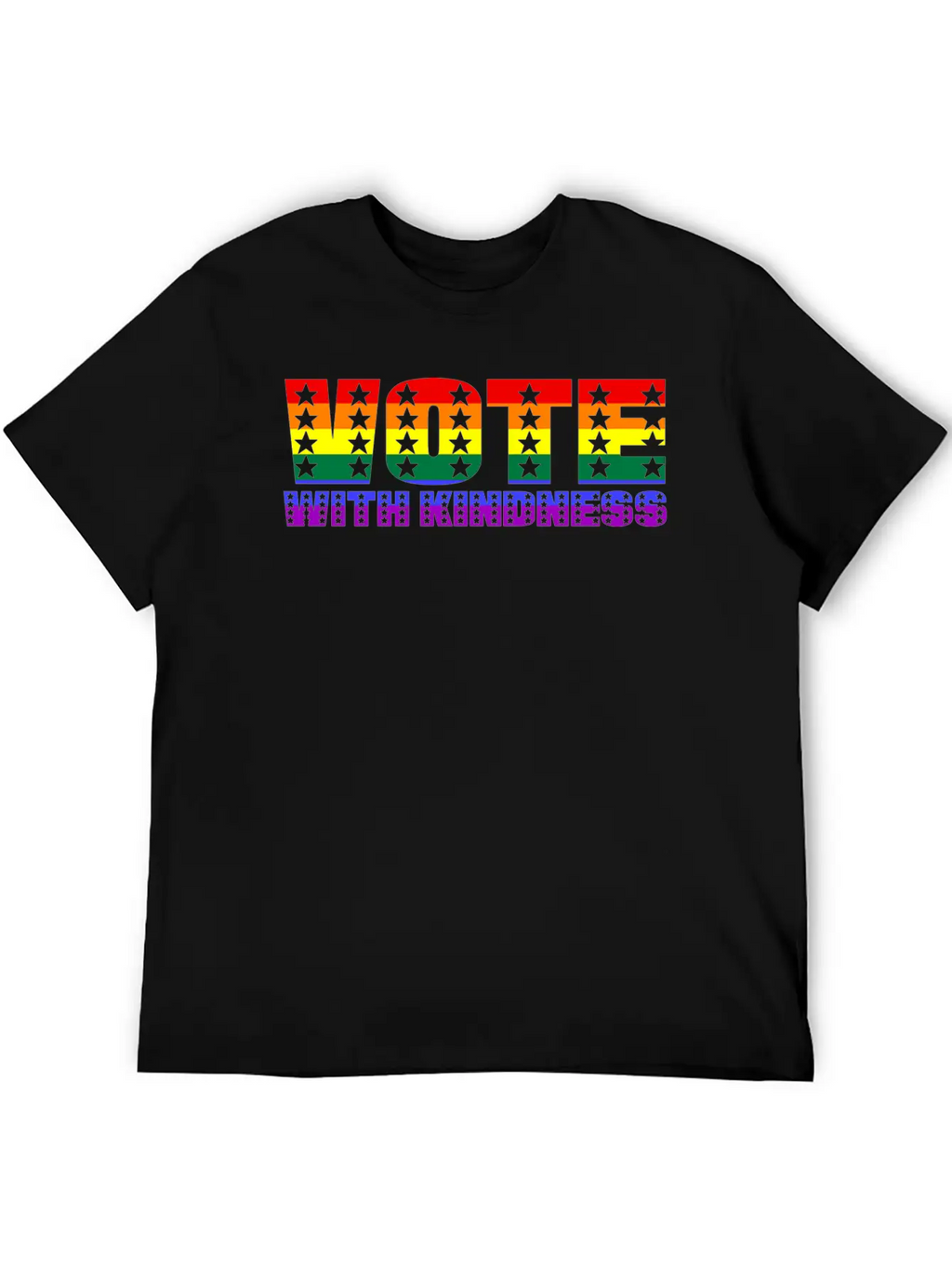 Vote With Kindness Basic Graphic T-Shirt – Daily Comfort In Soft Cotton