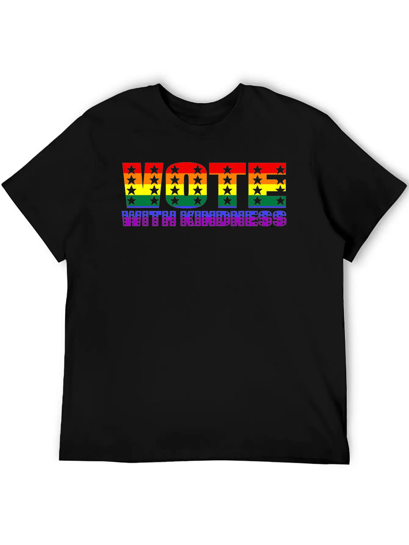 Vote With Kindness Basic Graphic T-Shirt – Daily Comfort In Soft Cotton